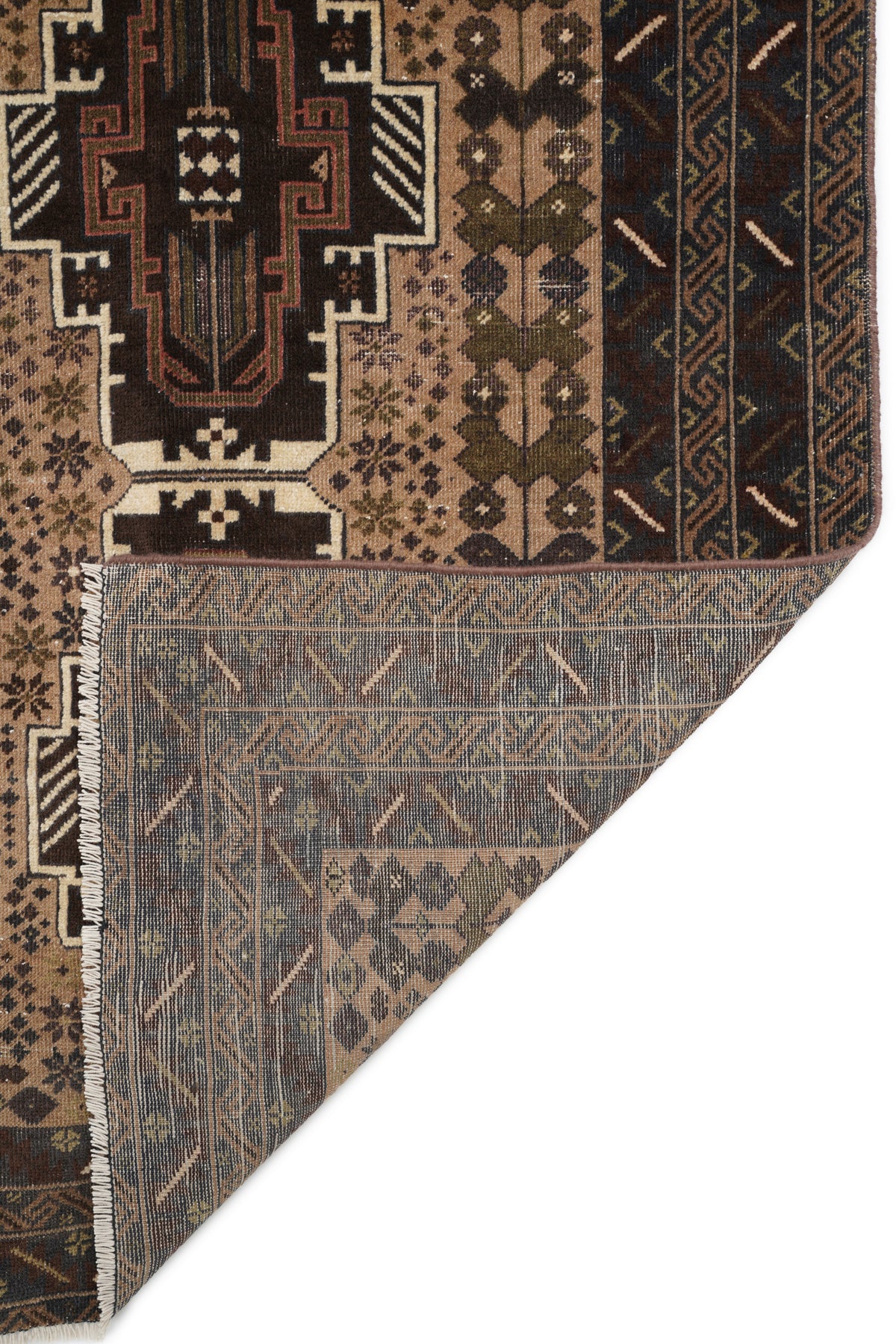 Vintage Baloch Tribal Rug 5'10" x 3'8"