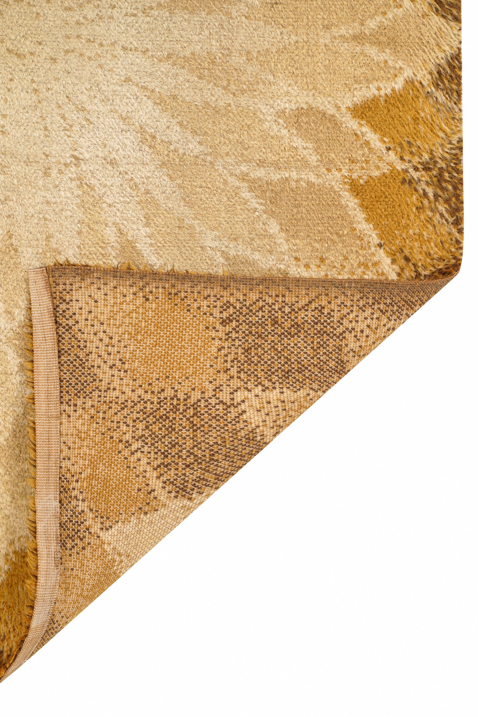 Vintage Scandinavian Rya Rug 5'10" x 4'