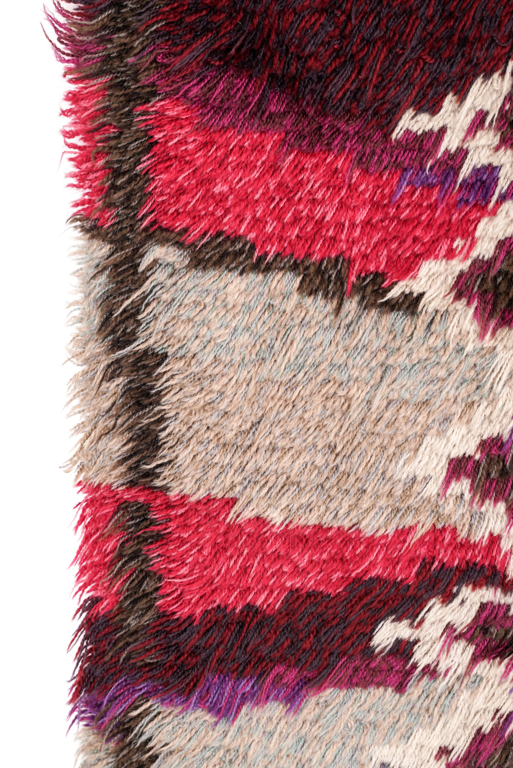 Vintage Scandinavian Rya Rug 5'4" x 3'8"