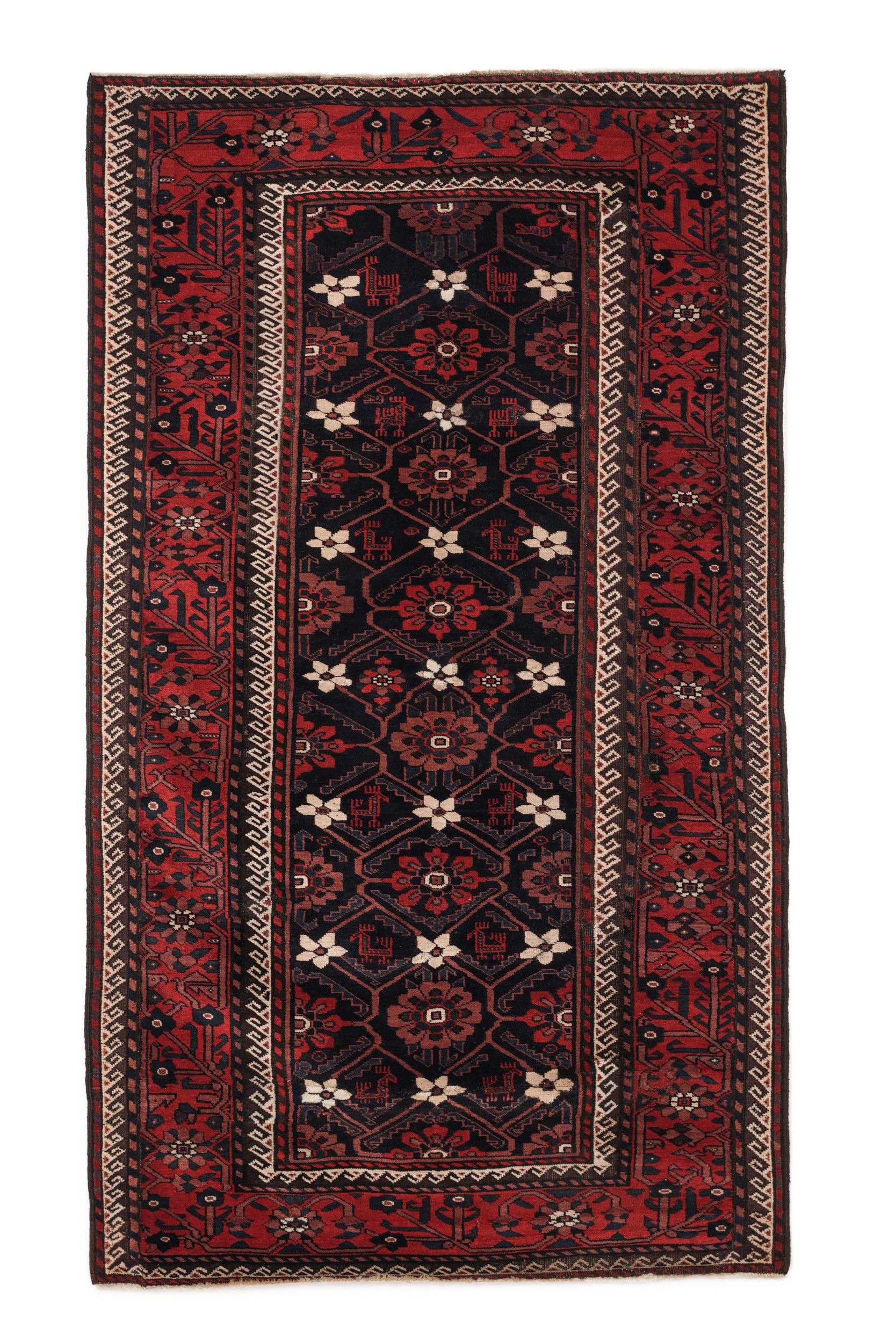 Antique Baloch Tribal Rug 6' x 3'5"