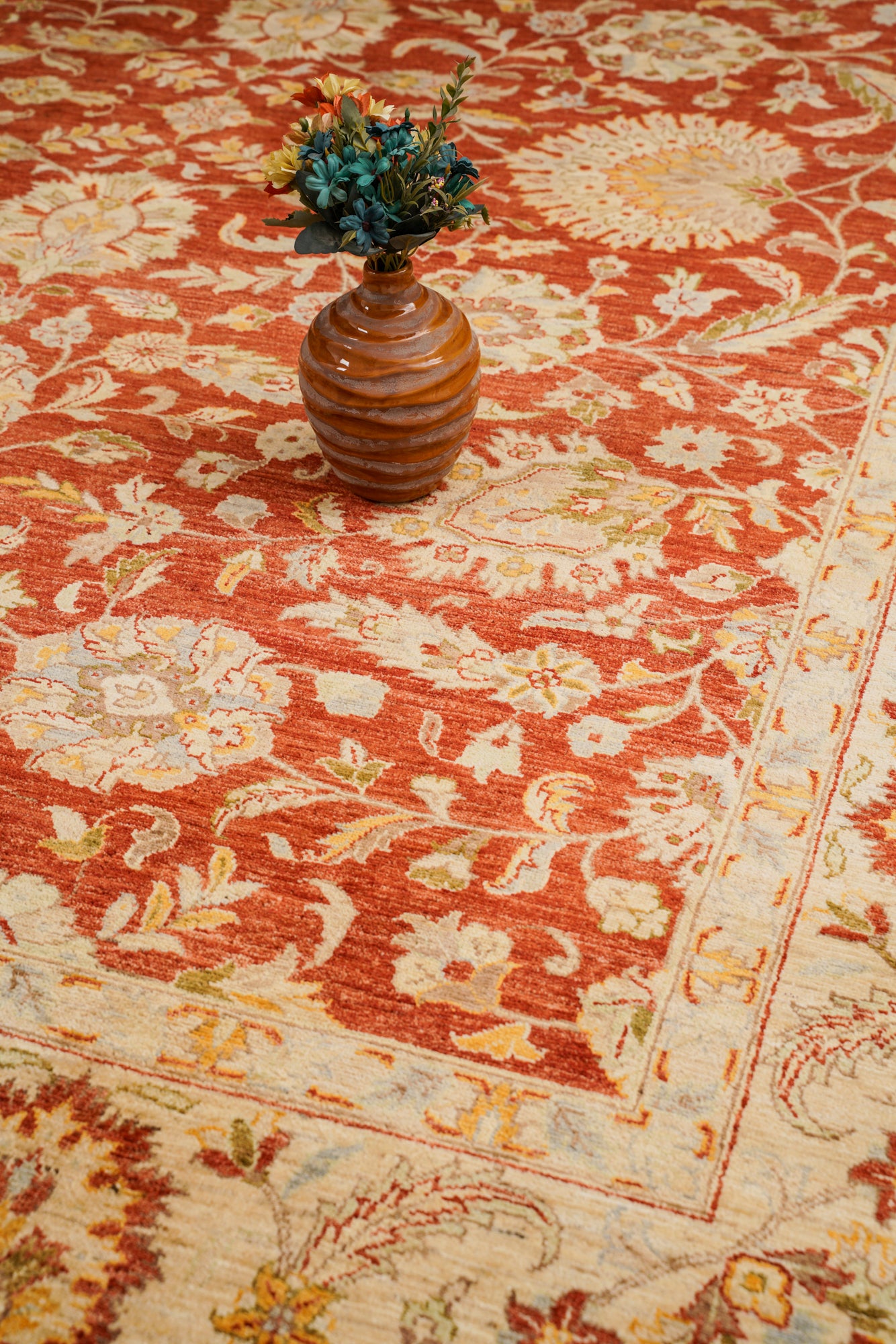 Modern Mahal Rug 11'10" x 9'1"