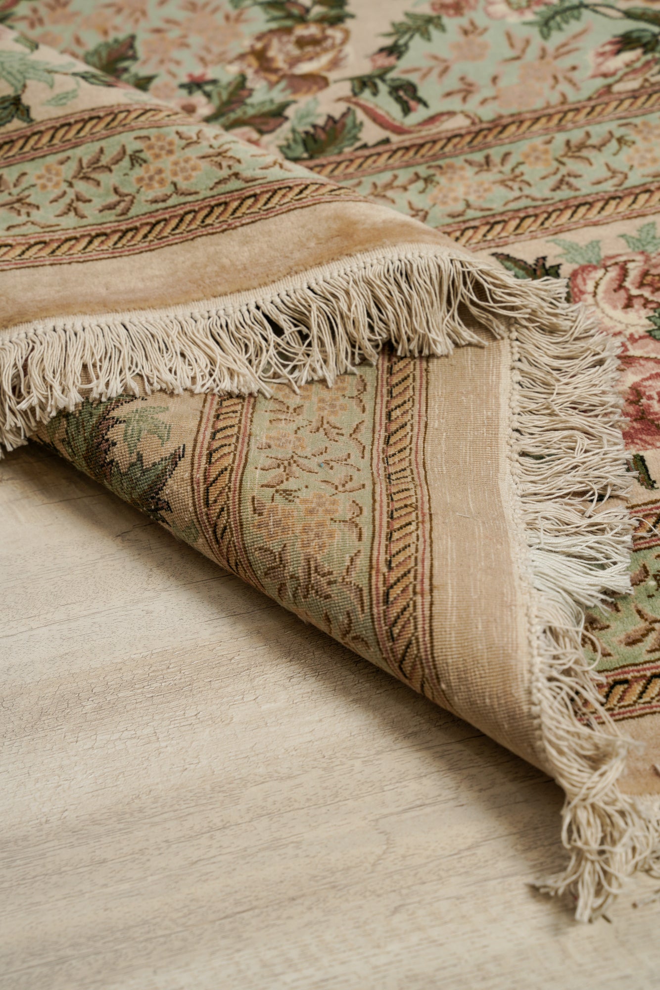 Modern Tabriz Rug 13'6" x 10'