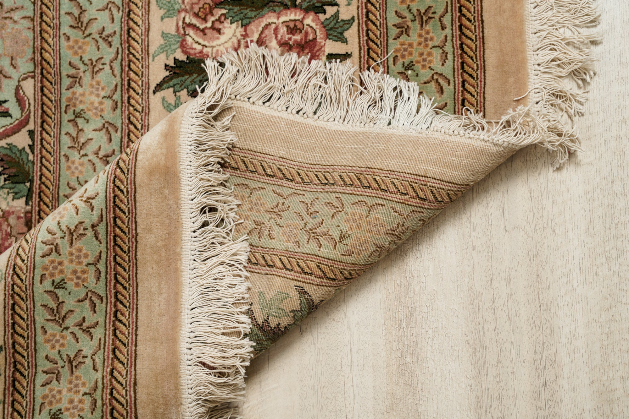 Modern Tabriz Rug 13'6" x 10'