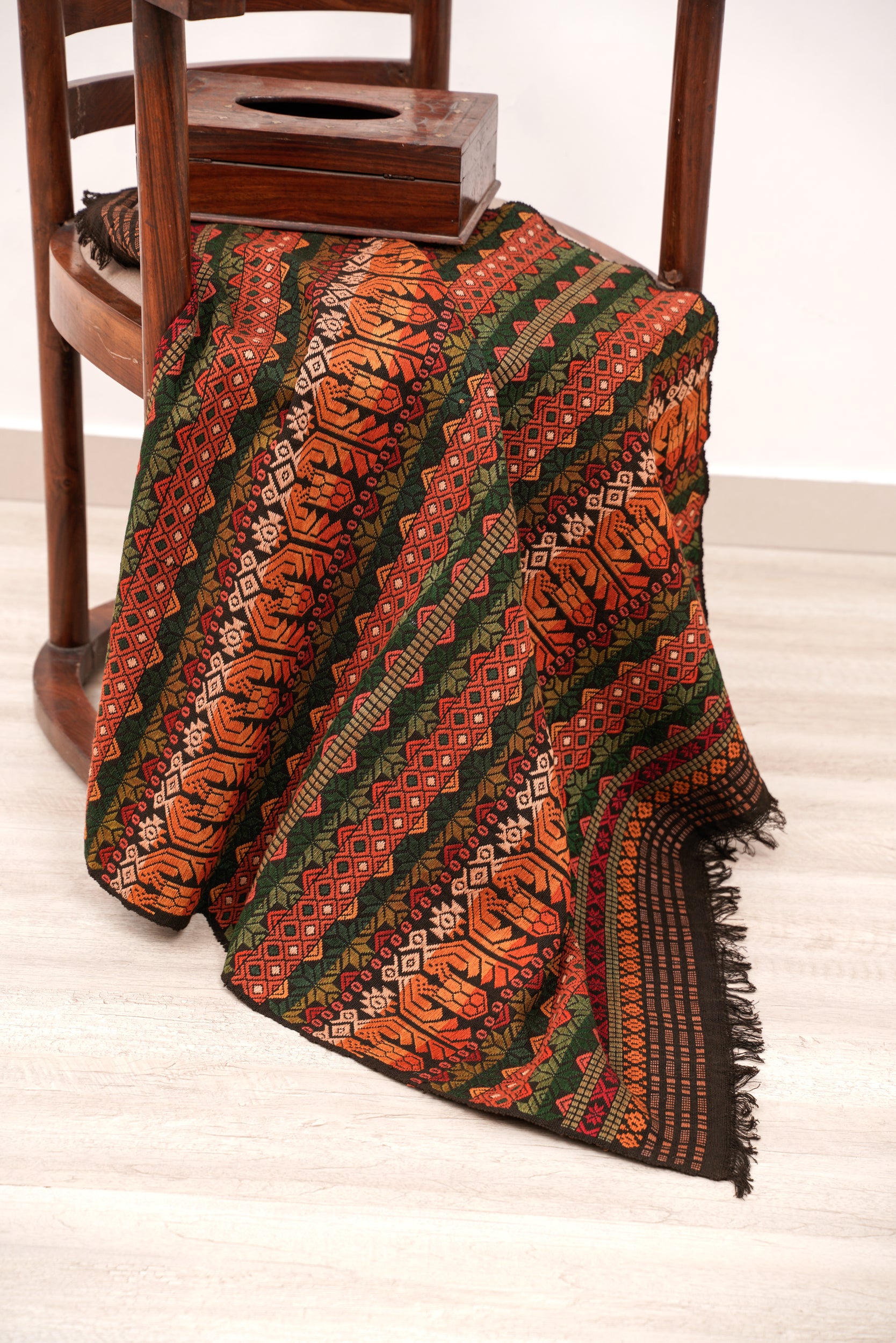 Vintage South American Textile 3'1" x 2'8"