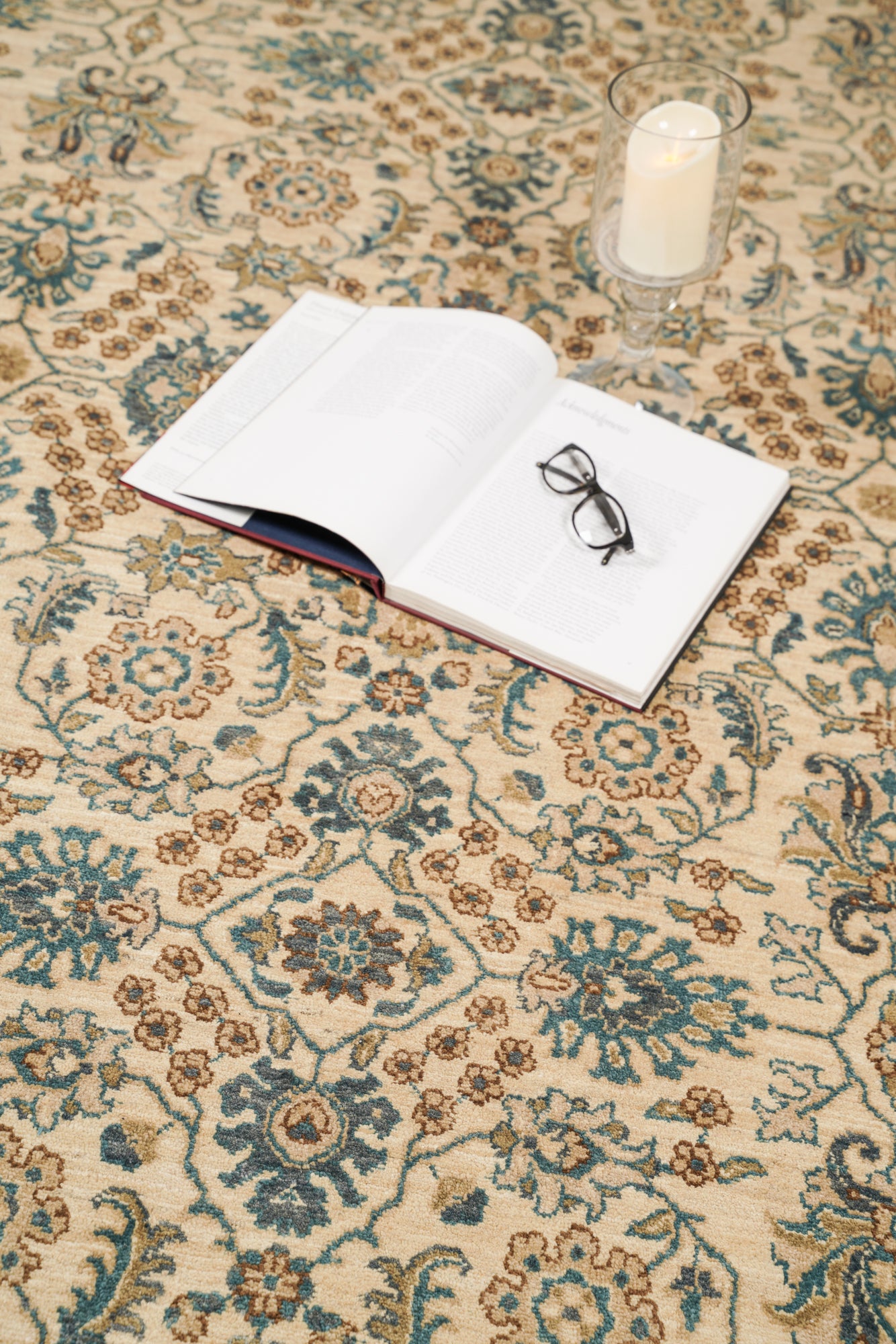 Modern Afghan Agra Rug 12' x 8'4"