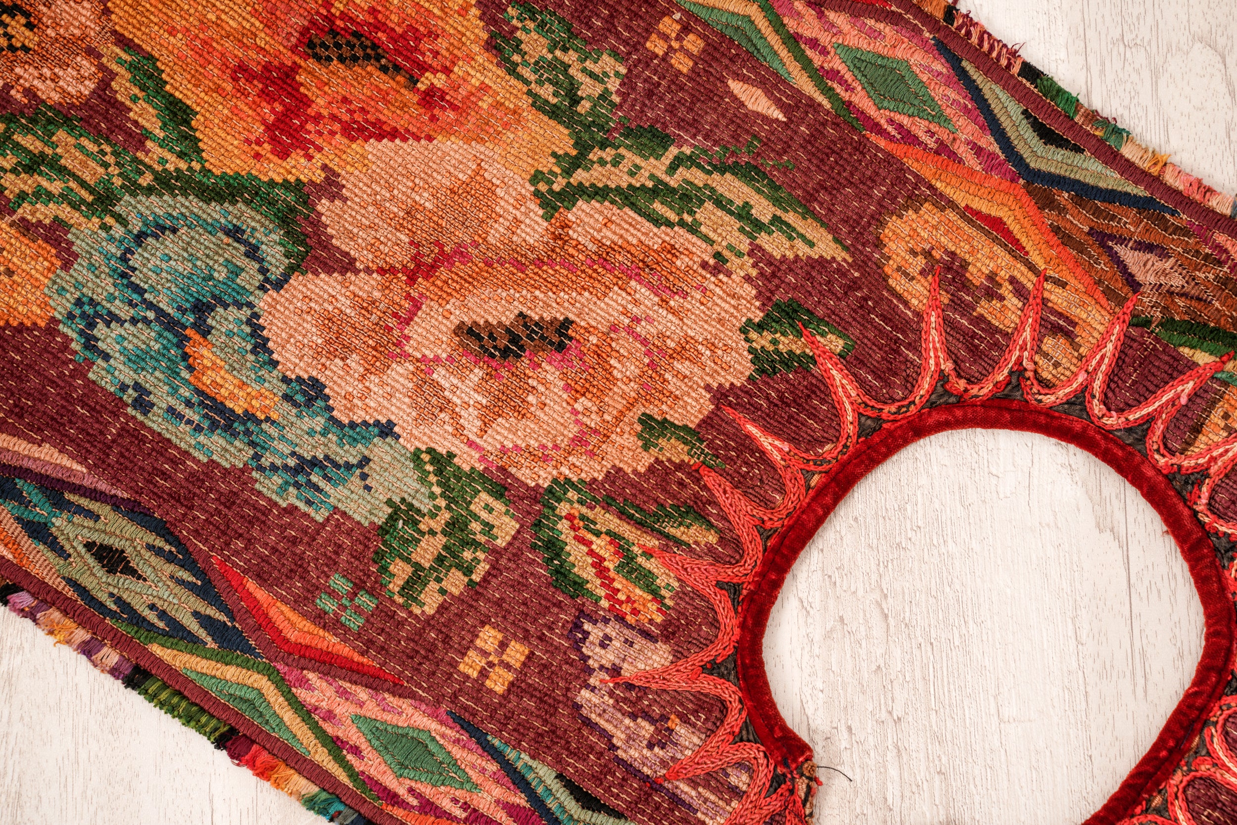 Vintage Guatemalan Huipil Textile 3' x 1'1"