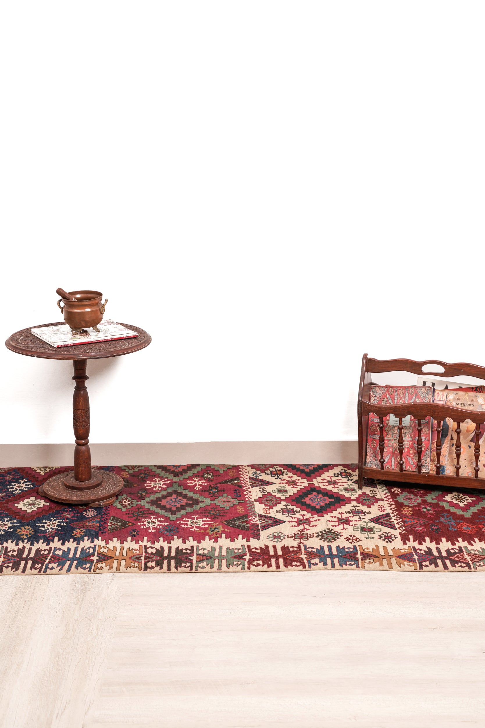 Antique Anatolian Kilim Rug (Reyhanli Aleppo) Kilim 8'1" x 2'8"