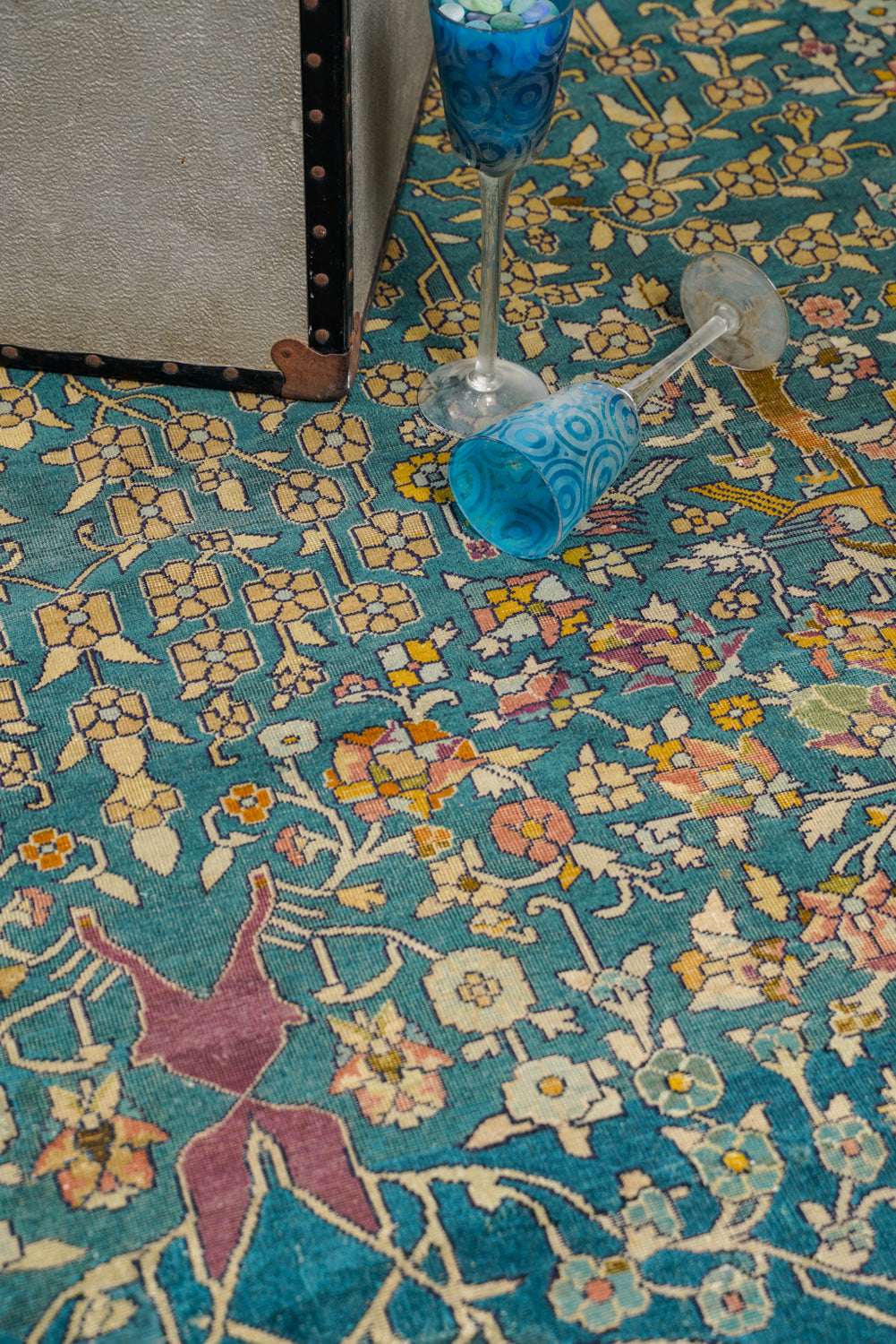 Antique Indian Agra Rug 19'6" x 12'1"