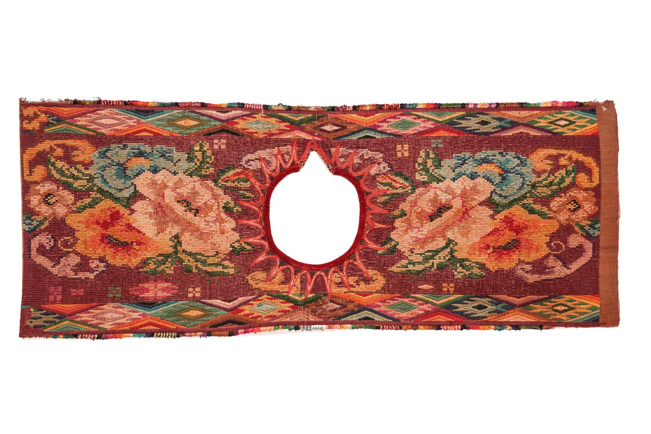 Vintage Guatemalan Huipil Textile 3' x 1'1"