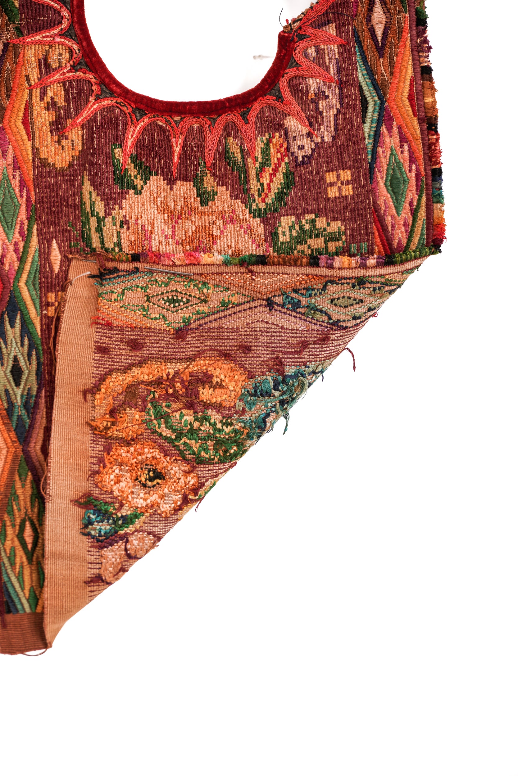 Vintage Guatemalan Huipil Textile 3' x 1'1"