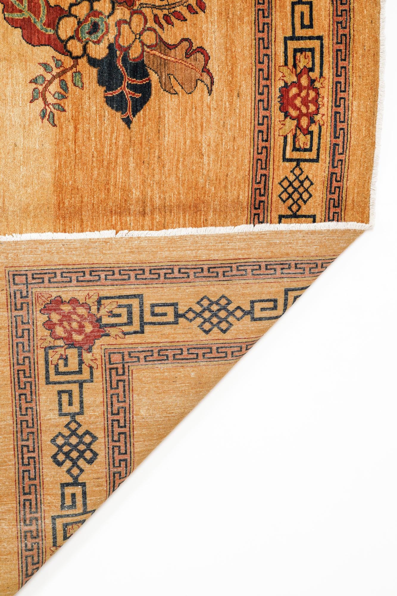 Modern Afghan Khotan Rug 11'7" x 8'