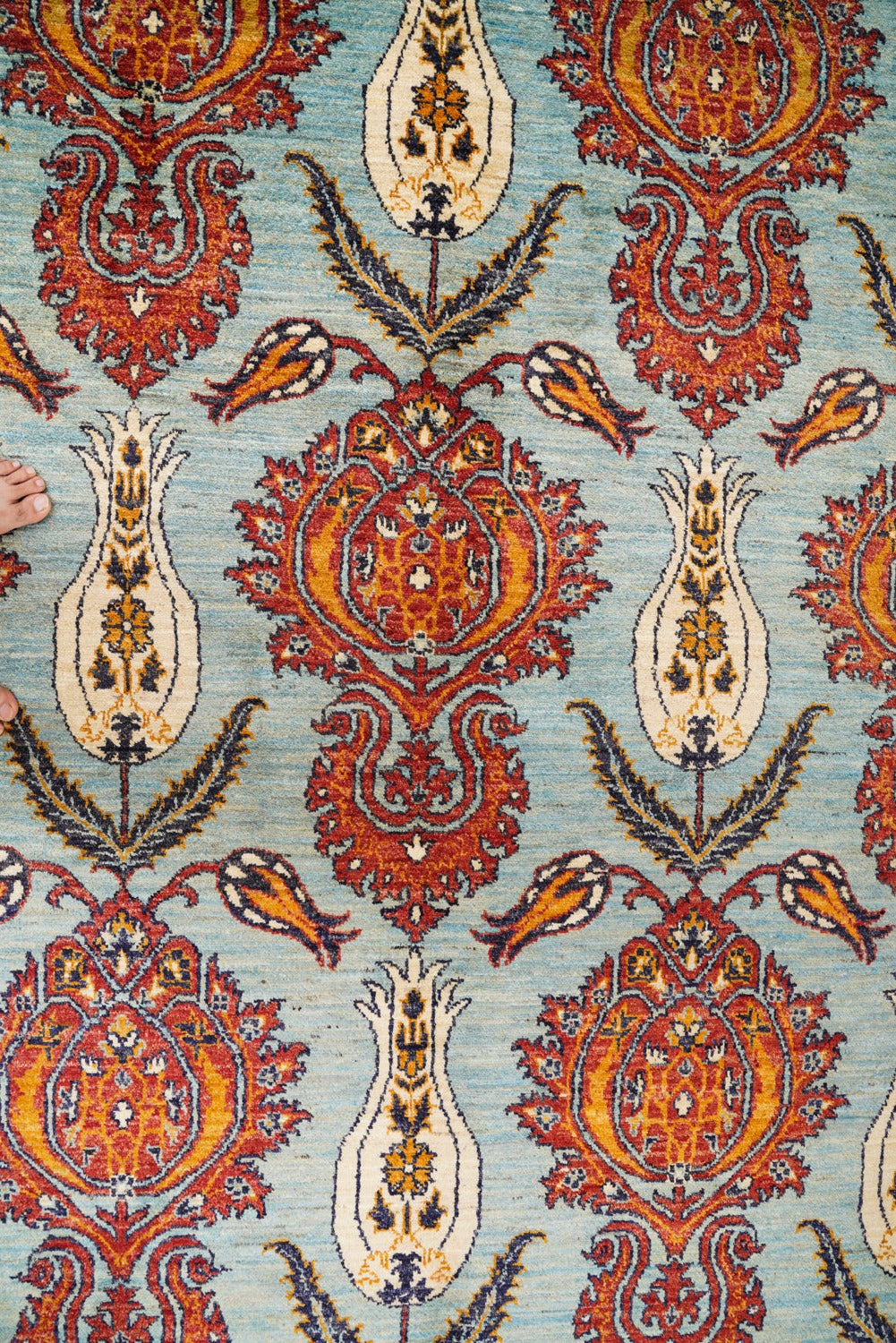 Modern William Morris Rug 11'8" x 9'2"