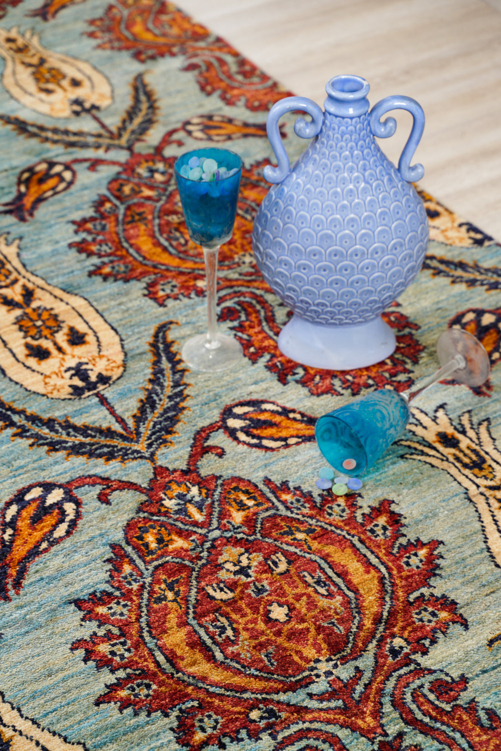 Modern William Morris Rug 11'8" x 9'2"
