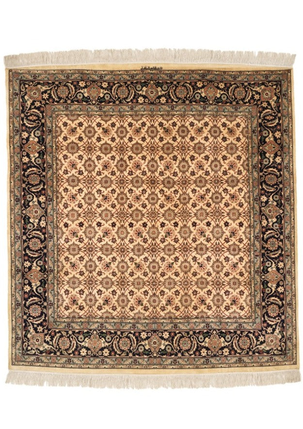 Vintage Lahore Herati Rug 6'3" x 6'