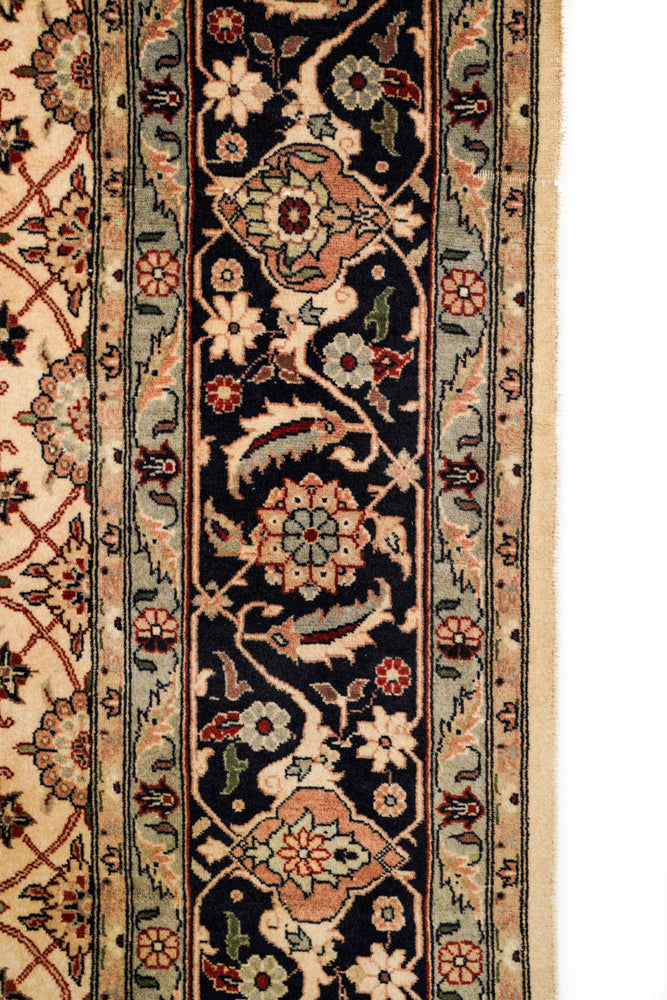 Vintage Lahore Herati Rug 6'3" x 6'