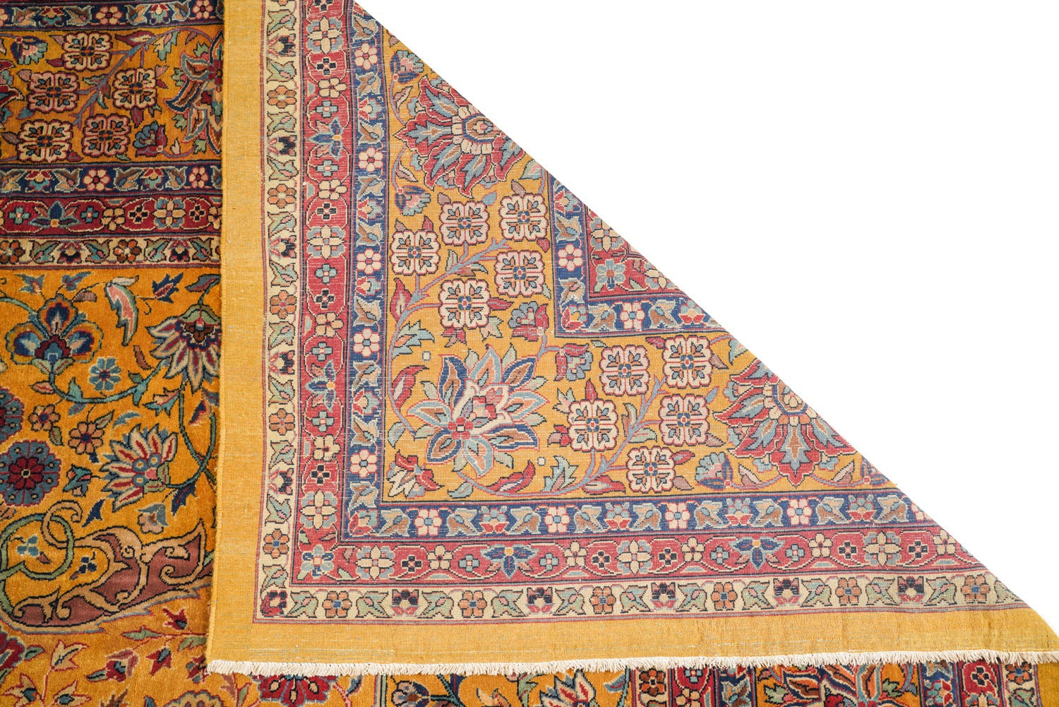 Antique Indian Agra Rug 18'4" x 15'8"
