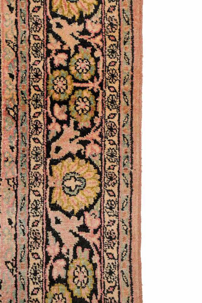 Vintage Natural Silk Kashmiri Rug 4'9" x 3'