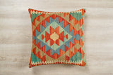 decorative kilim cushion cover 15" x 15"