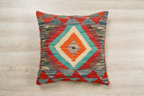 decorative kilim cushion cover 17" x 17"