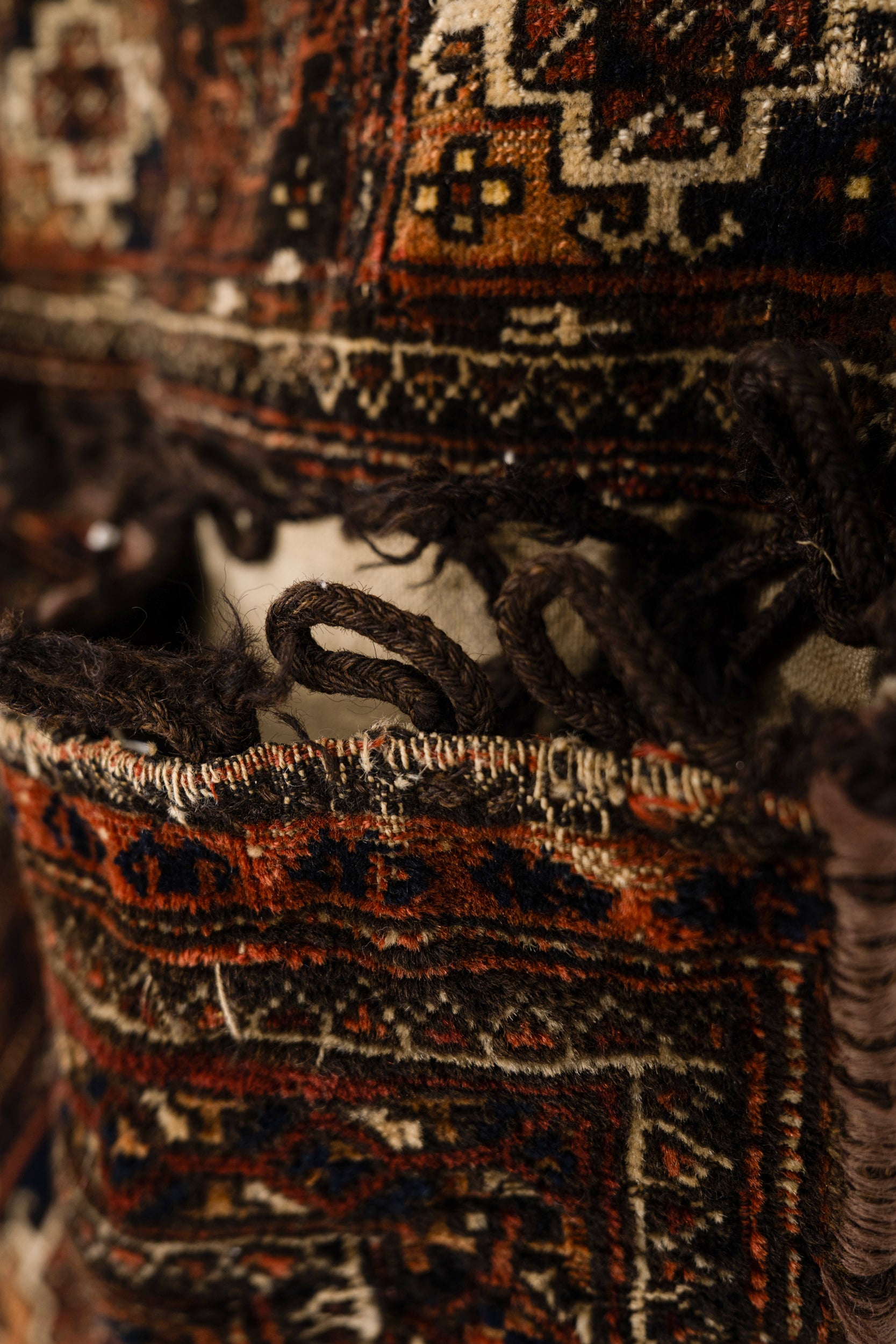 Antique Turkmen Saddle Bag 3'3" x 1'5"