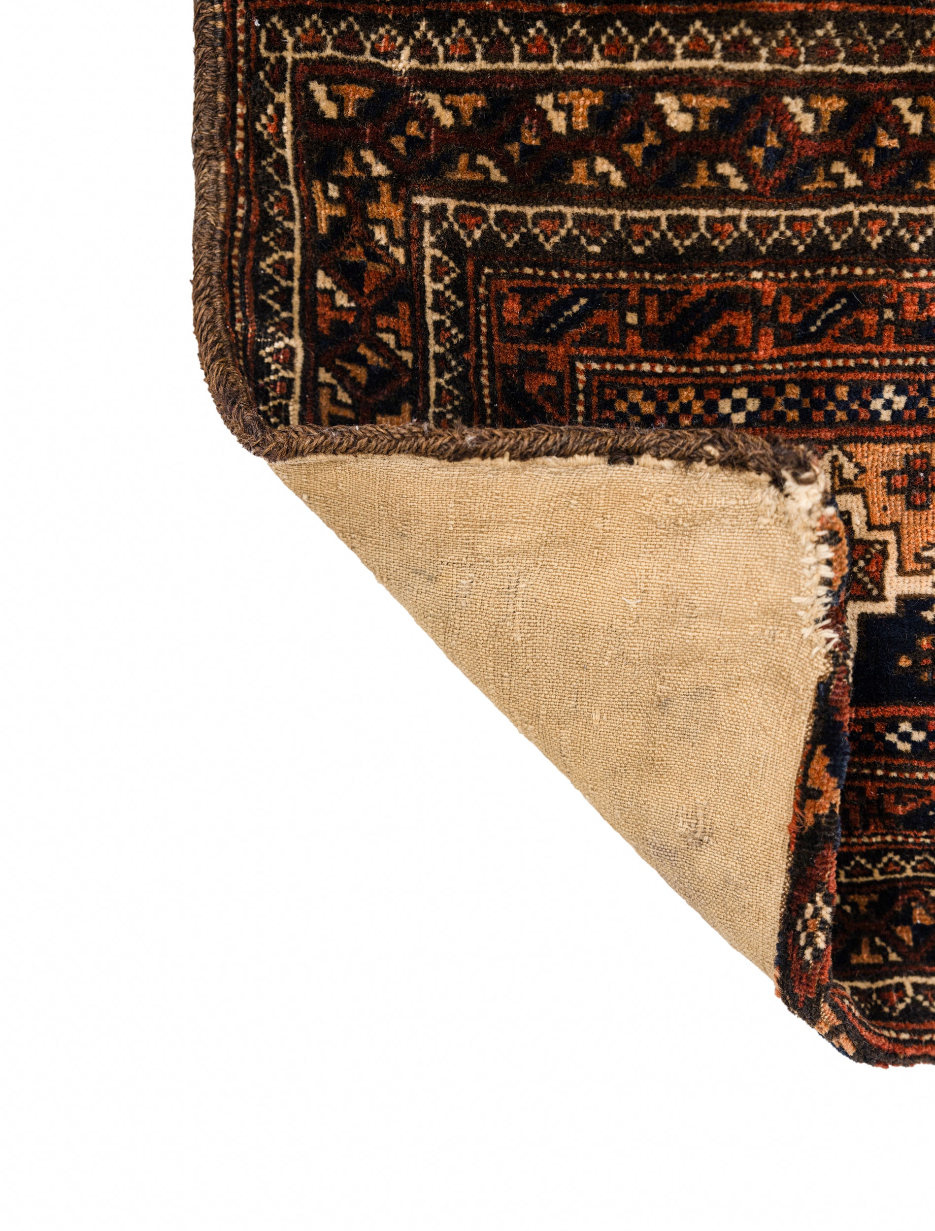 Antique Turkmen Saddle Bag 3'3" x 1'5"