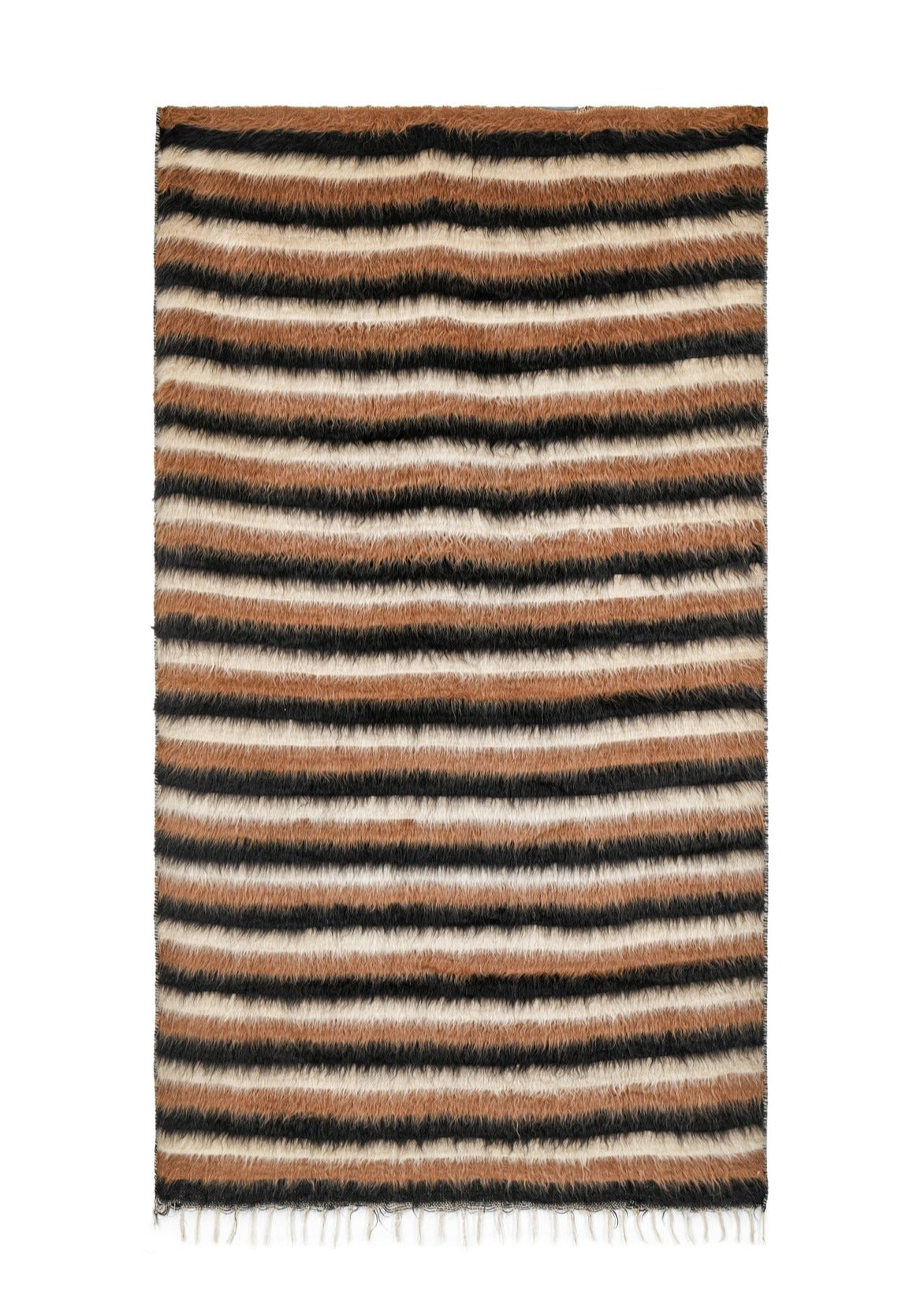 Vintage Turkish Mohair Rug 6'10" x 4'7"