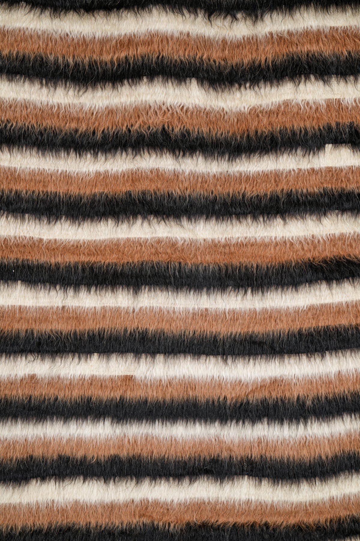 Vintage Turkish Mohair Rug 6'10" x 4'7"