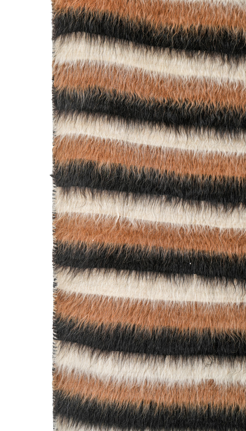 Vintage Turkish Mohair Rug 6'10" x 4'7"