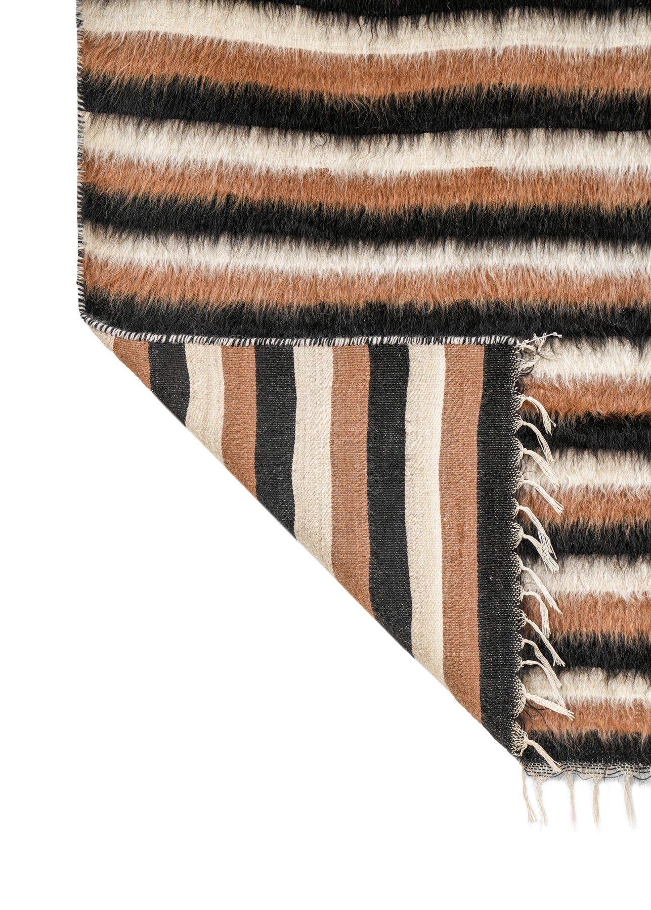 Vintage Turkish Mohair Rug 6'10" x 4'7"