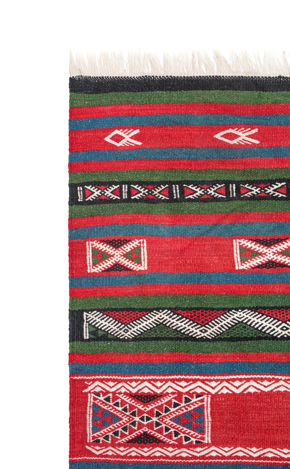 Vintage Tunisian Kilim 3'1" x 3'4"