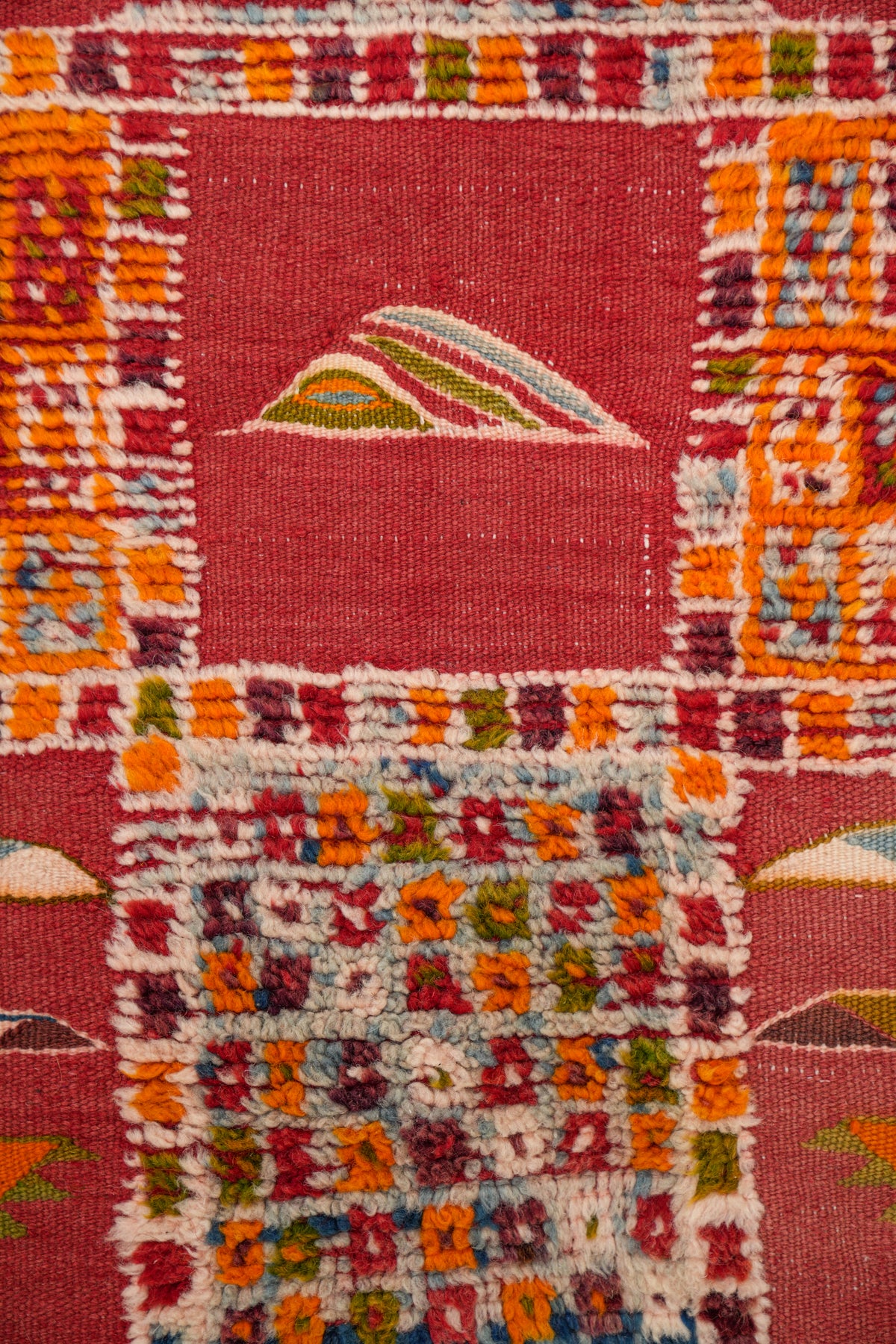 Vintage Moroccan Rug 3'7" x 2'3"