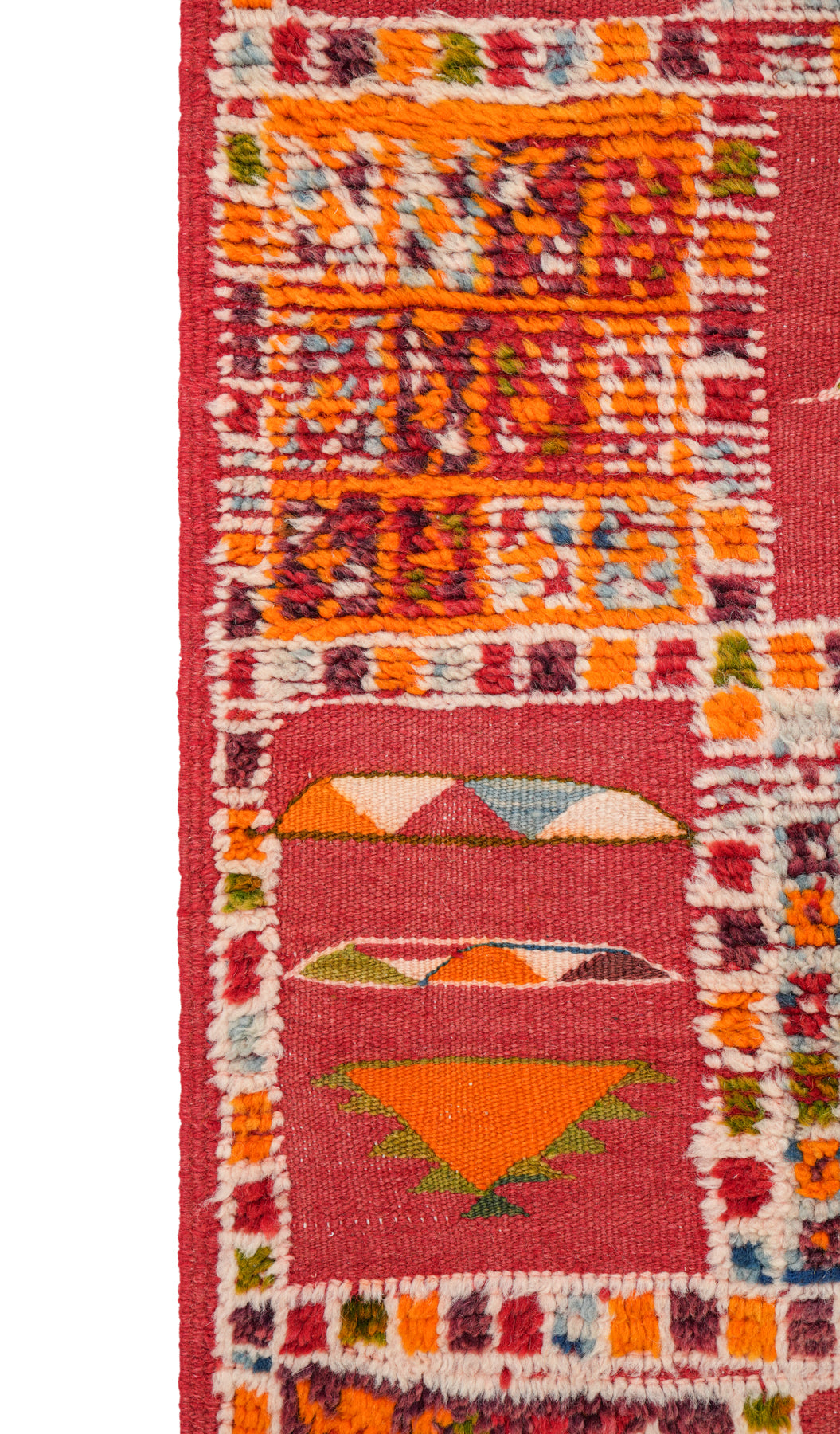 Vintage Moroccan Rug 3'7" x 2'3"