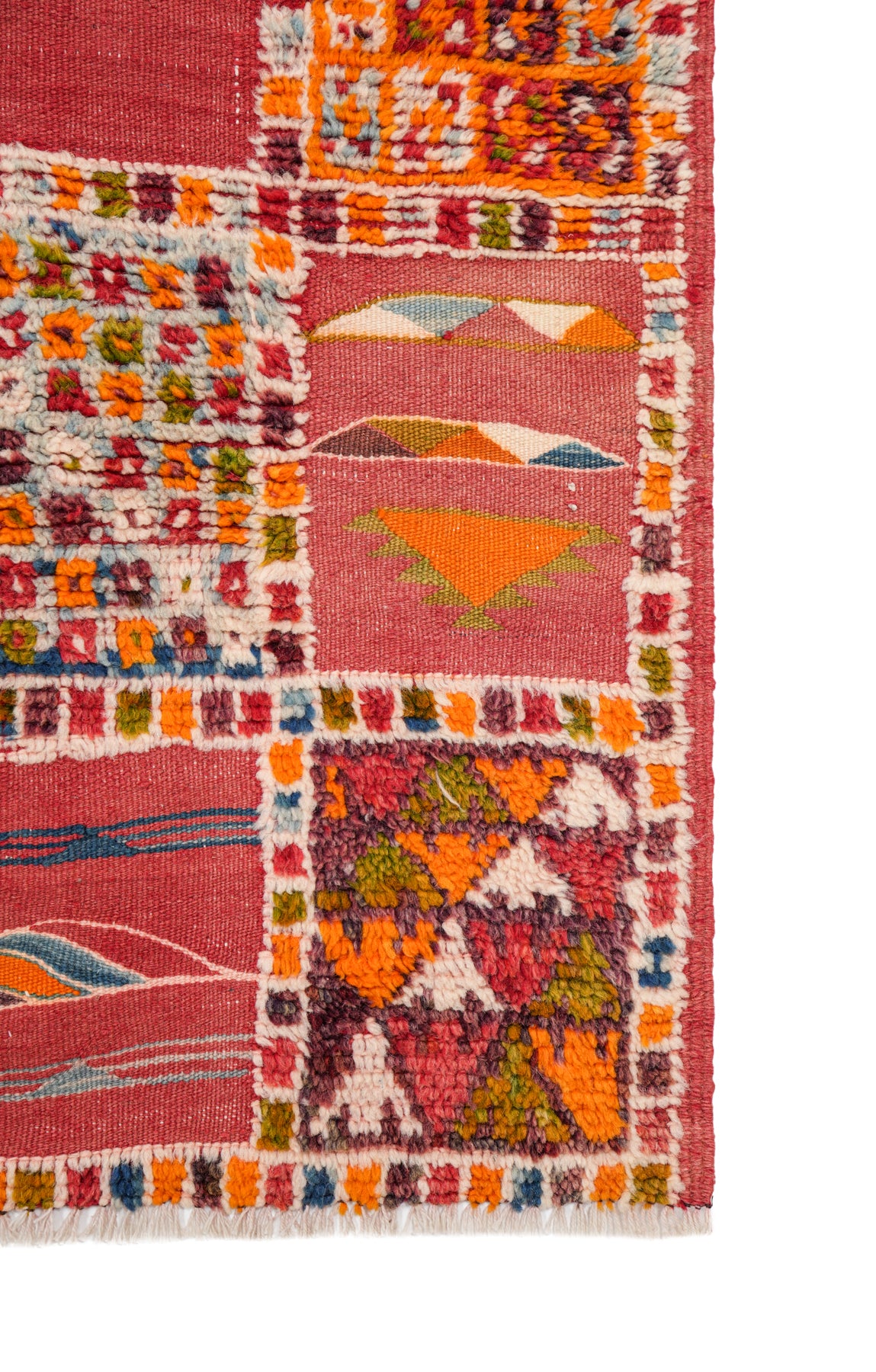 Vintage Moroccan Rug 3'7" x 2'3"