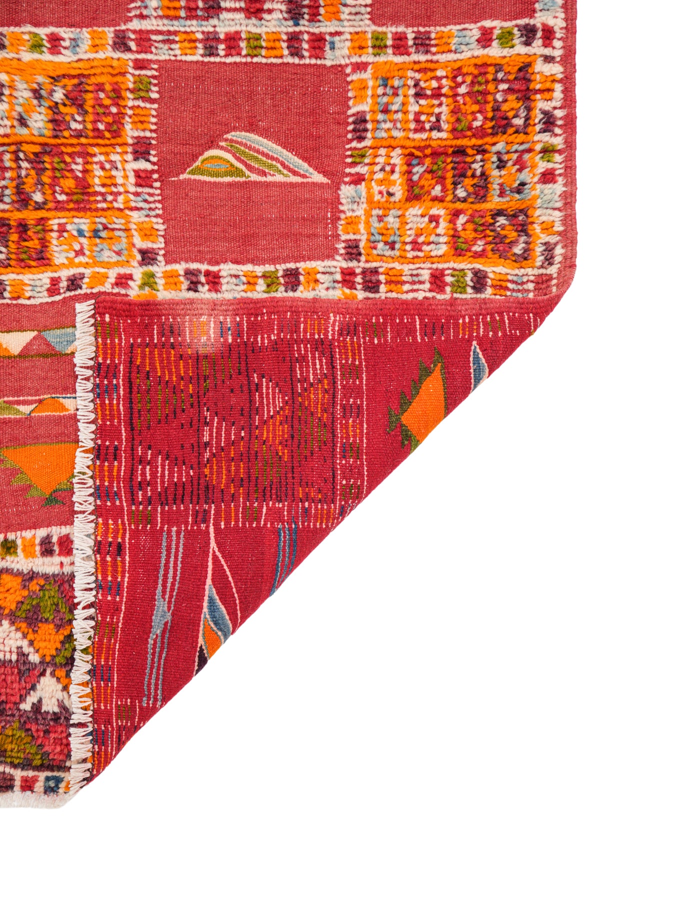 Vintage Moroccan Rug 3'7" x 2'3"