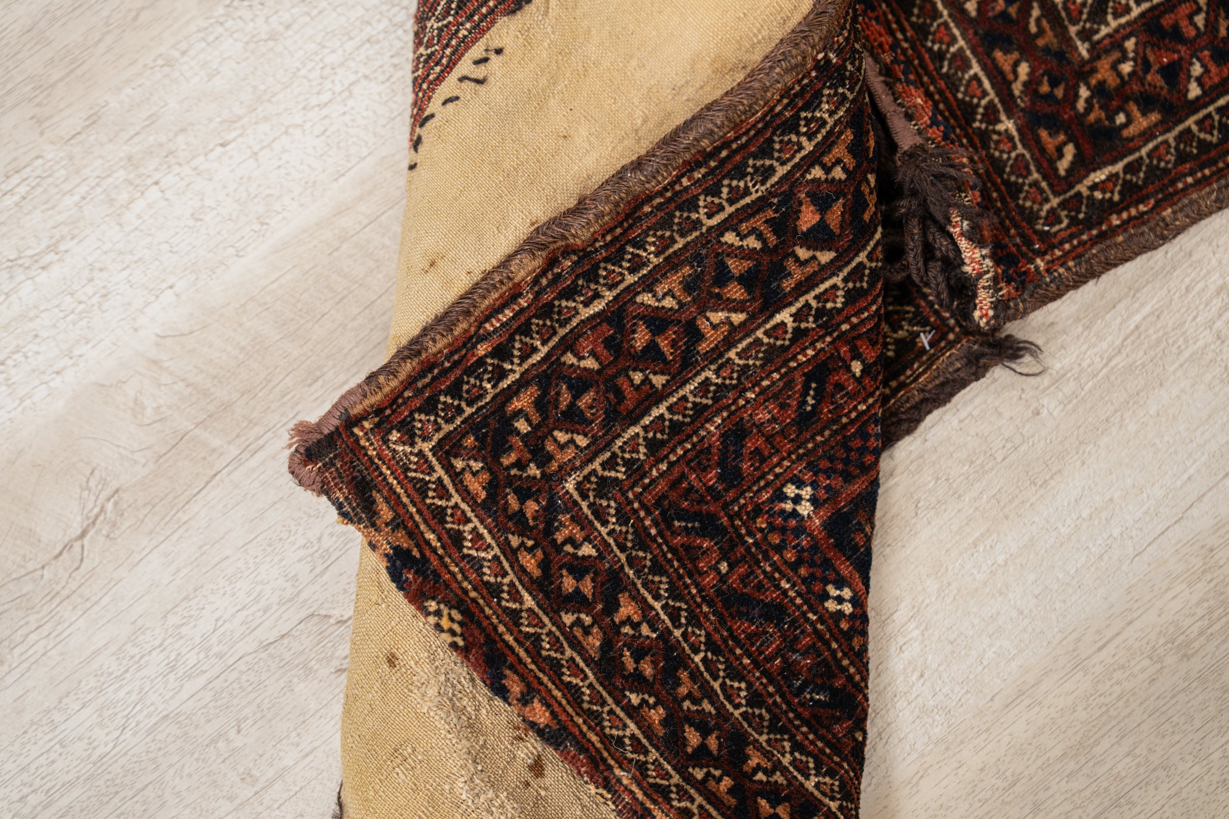 Antique Turkmen Saddle Bag 3'3" x 1'5"