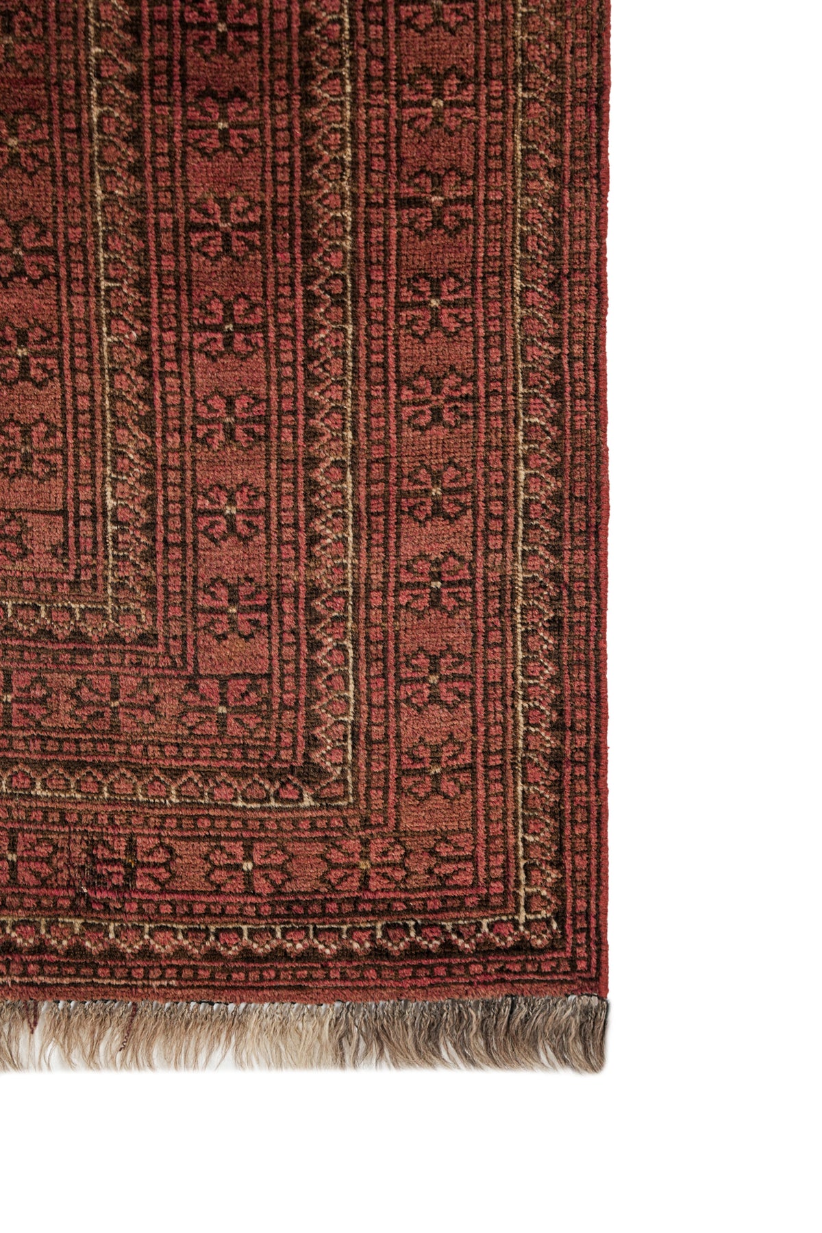 Vintage Turkmen Rug 6'11" x 1'6"