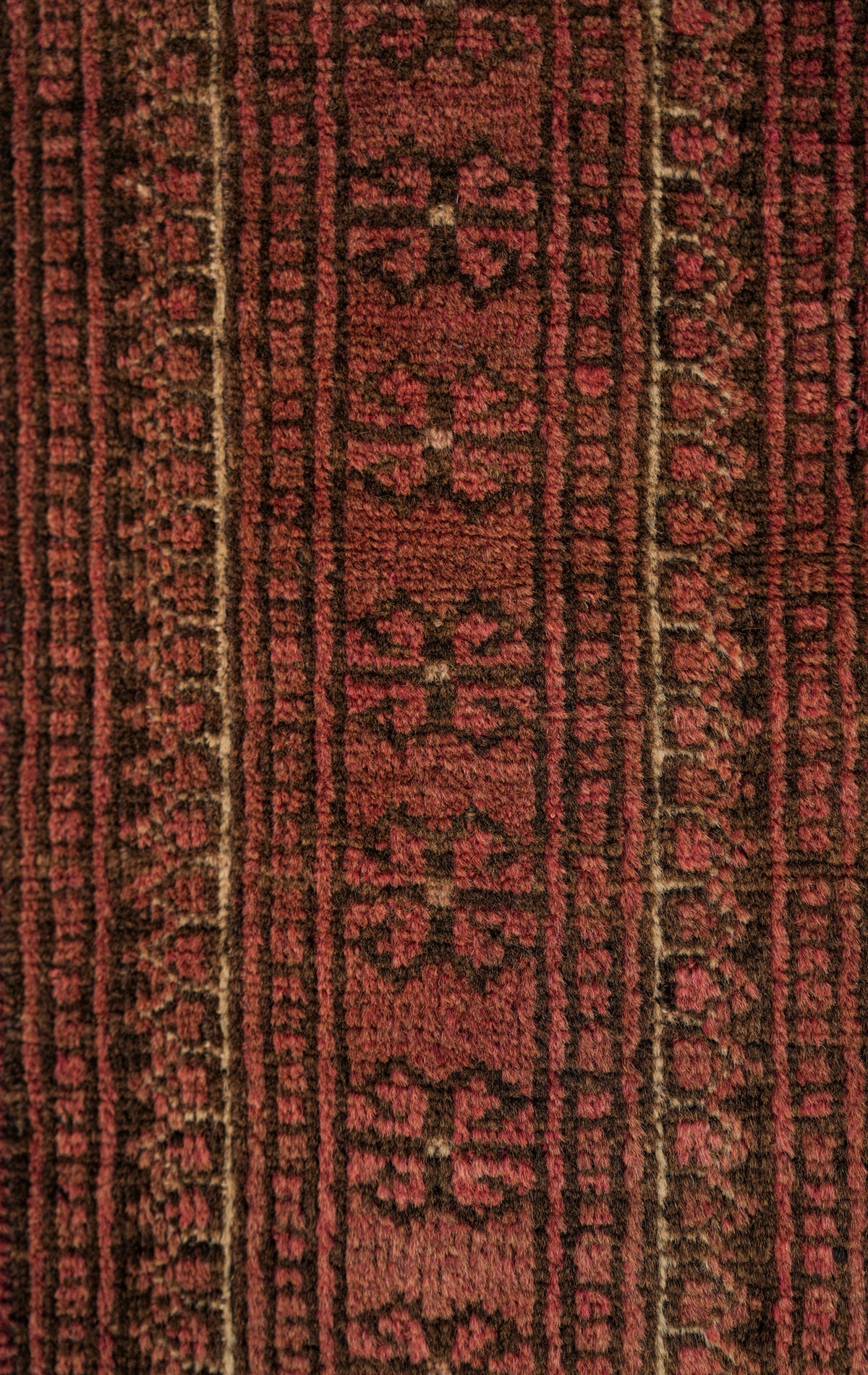 Vintage Turkmen Rug 3'8" x 1'6"