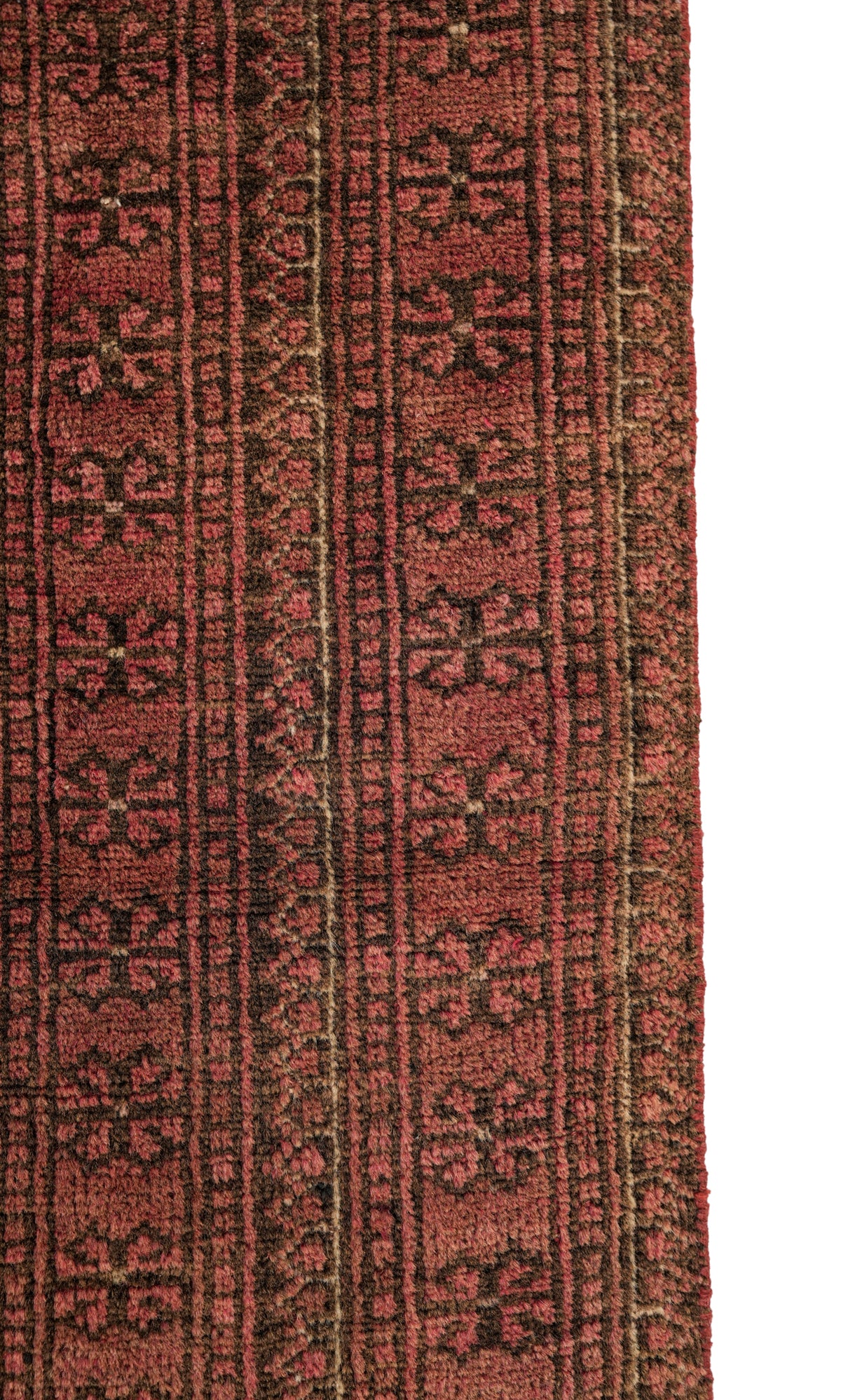 Vintage Turkmen Rug 3'8" x 1'6"