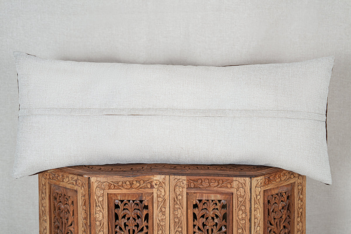 Vintage French Needle Point Cushion 3'2" X 1'2"