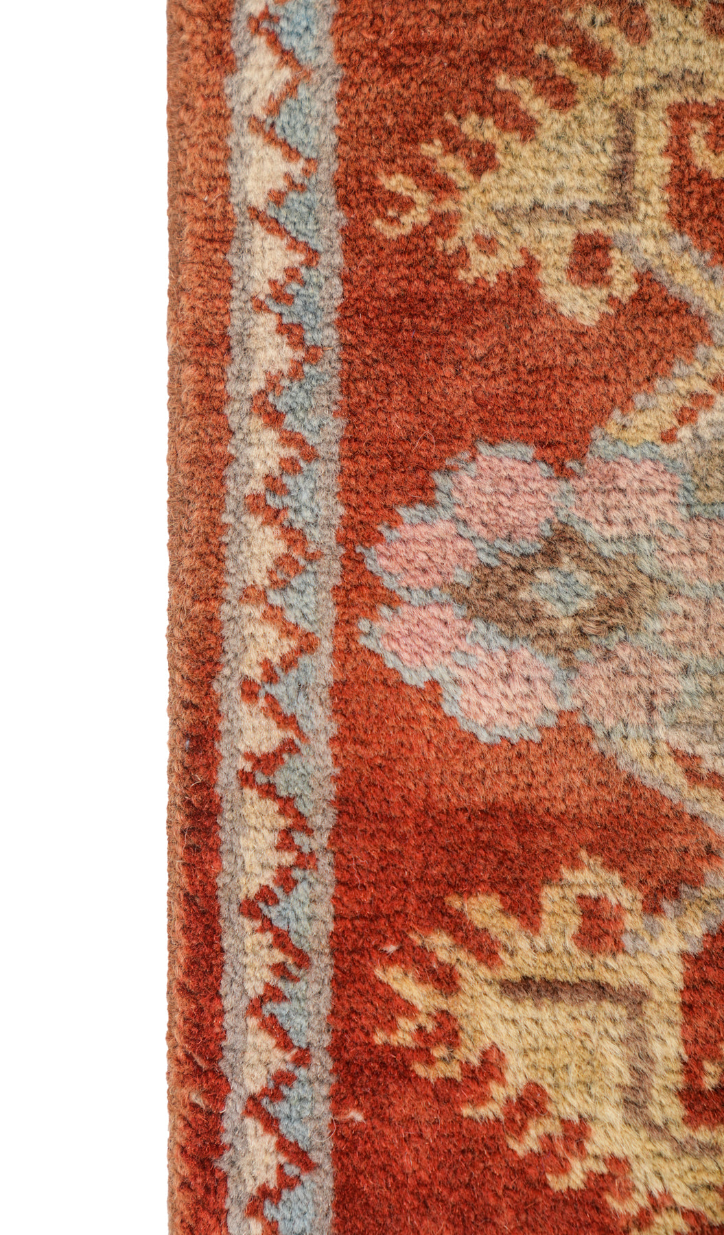 Vintage Turkish Table Rug Pair 15" x 14" & 14" x 14"
