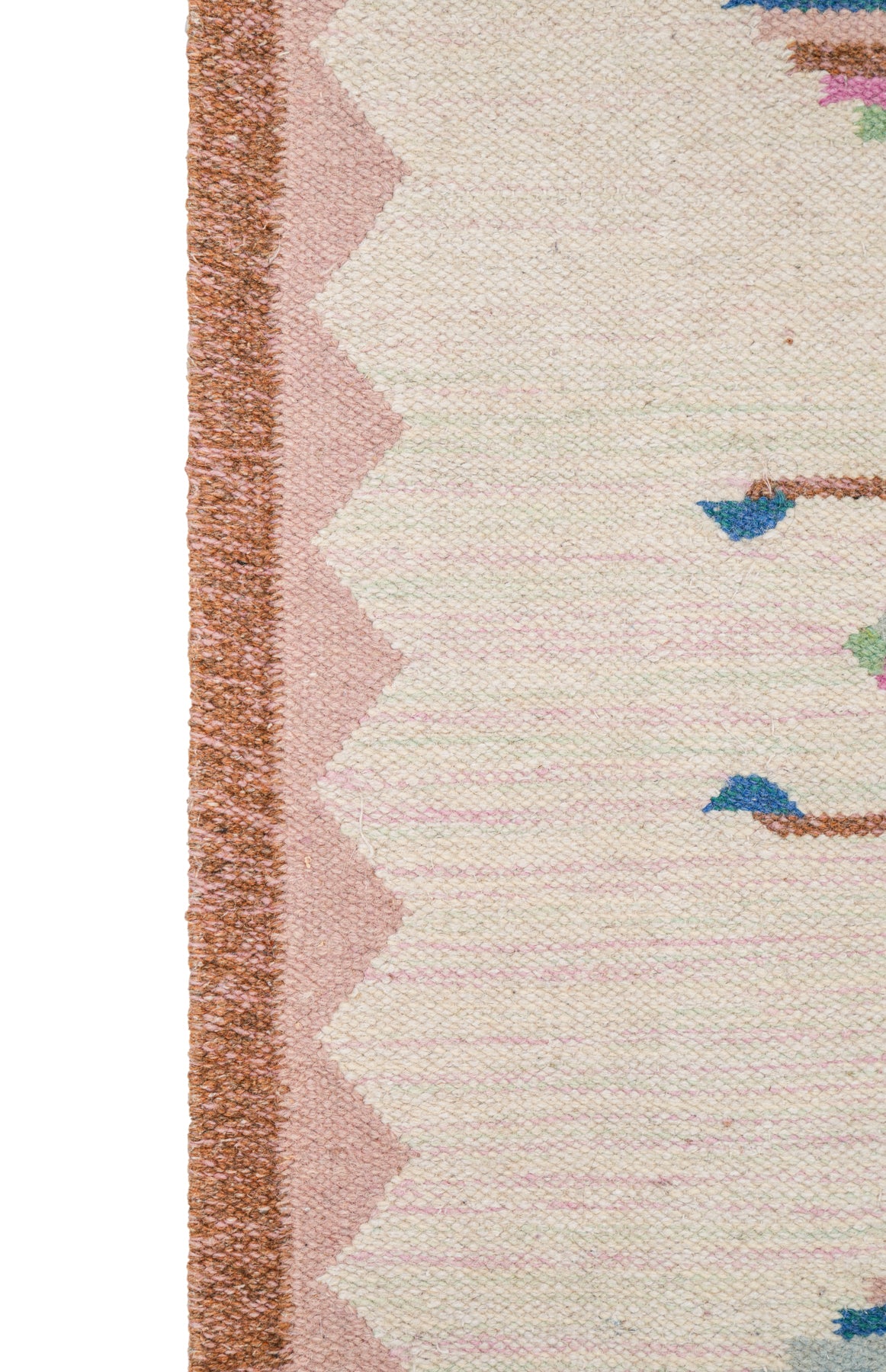 Vintage Scandinavian Kilim 4'5" x 2'2"