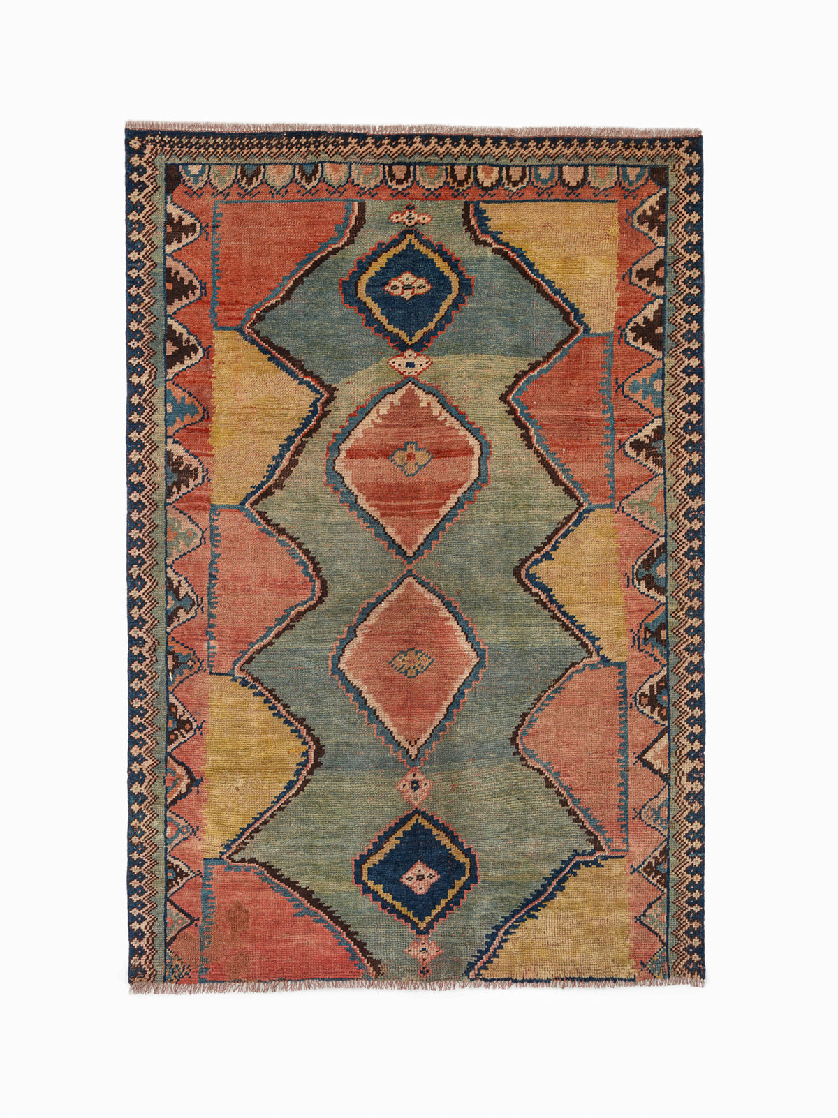 Vintage Turkish Gabah Rug 7'6" x 4'1"