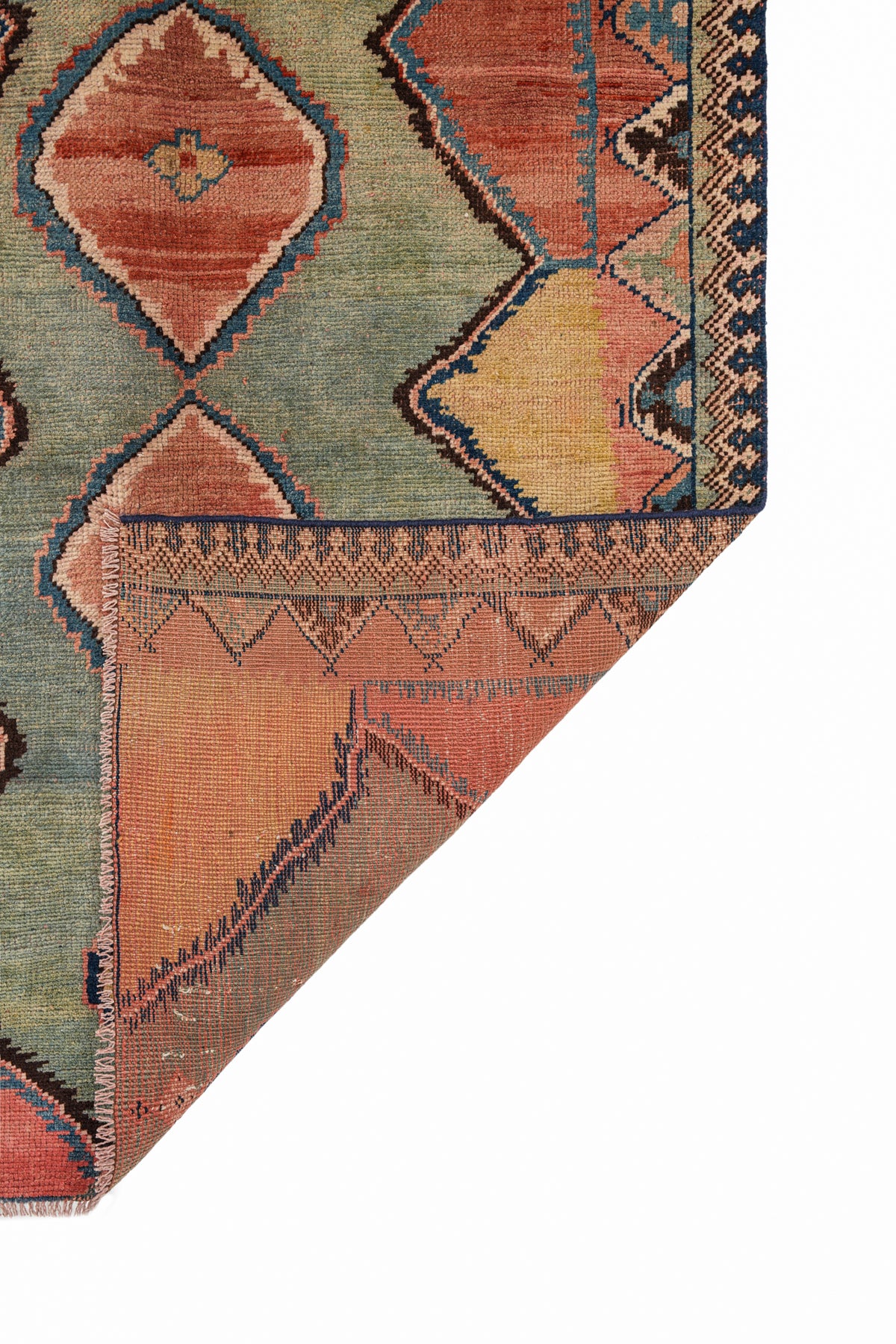Vintage Turkish Gabah Rug 7'6" x 4'1"