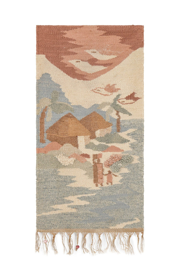 Vintage Setsoto Tapestry 3'6" x 1'10"