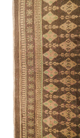 Antique Indian Agra rug 11'8"x 9'2"