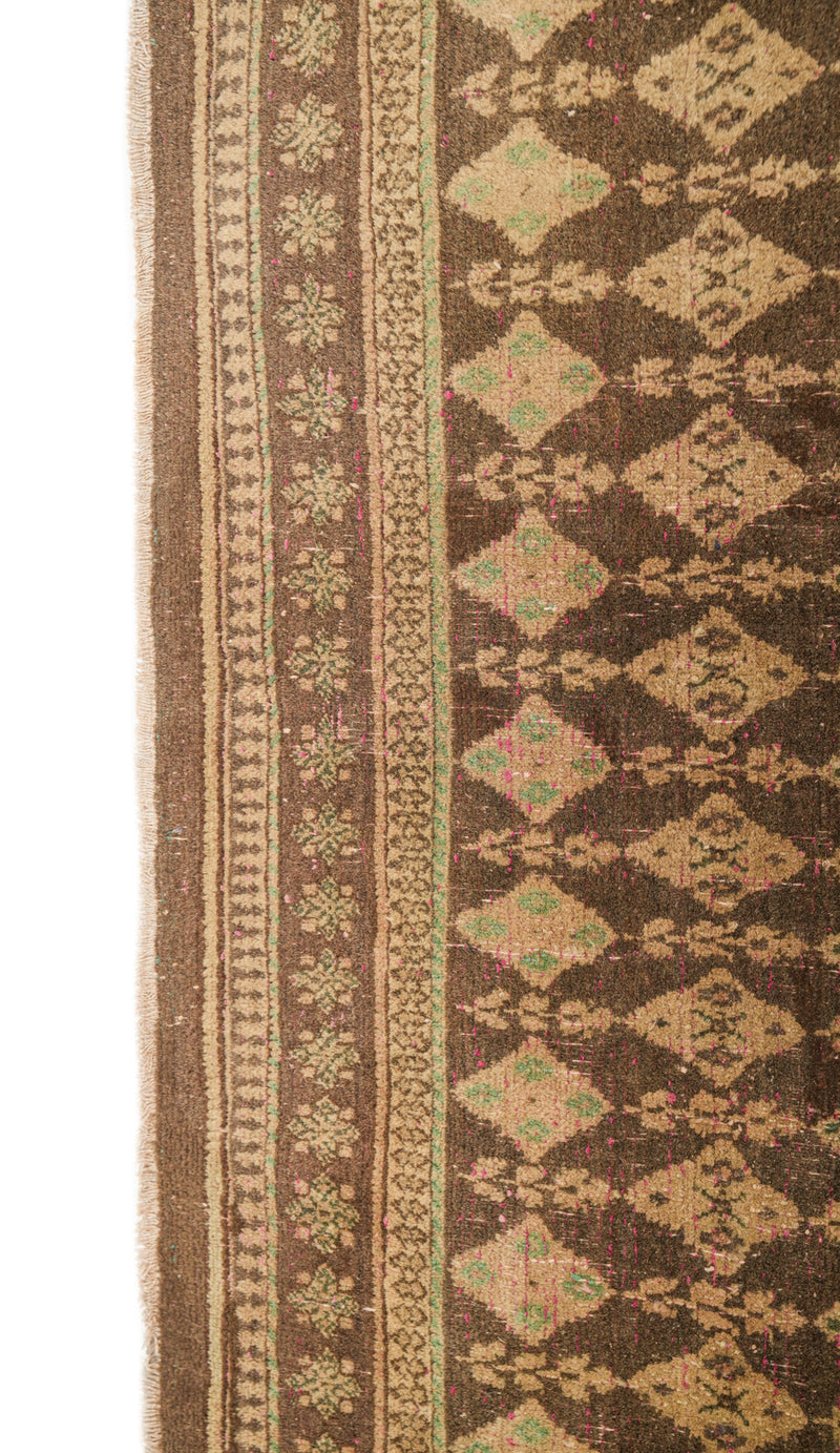 Antique Indian Agra rug 11'8"x 9'2"
