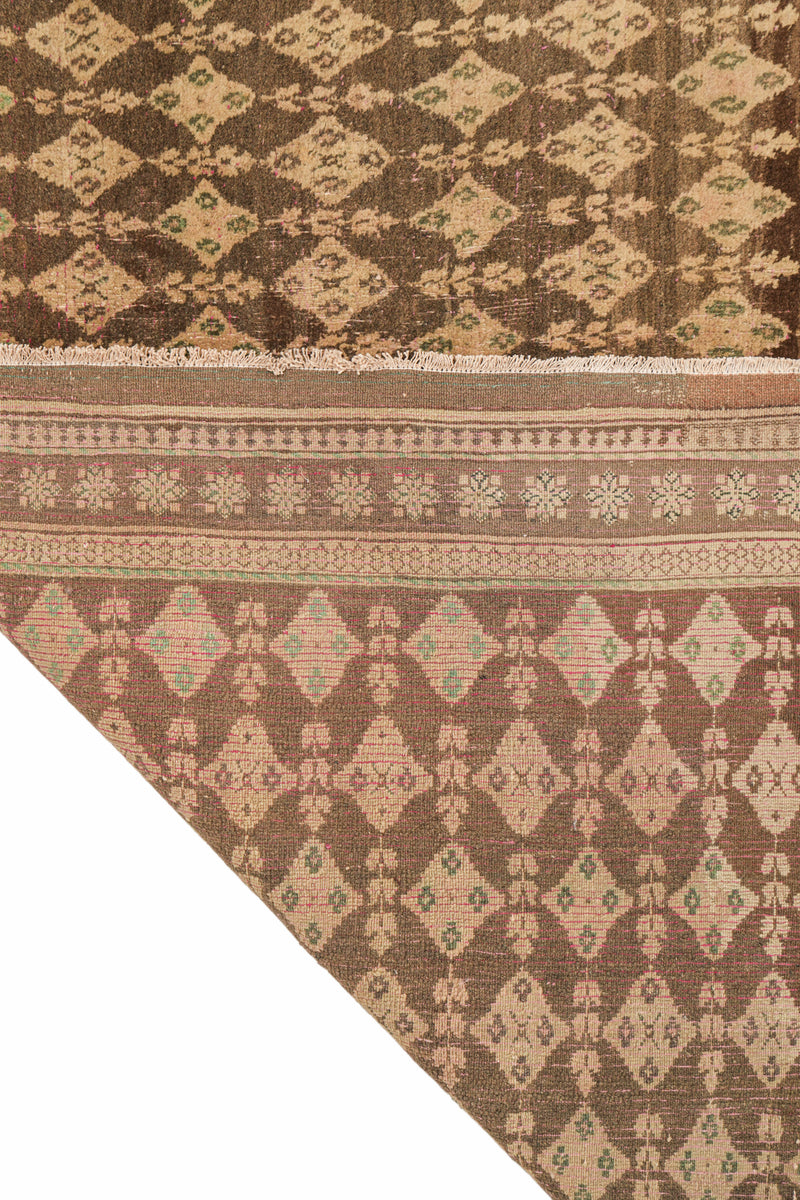 Antique Indian Agra rug 11'8"x 9'2"