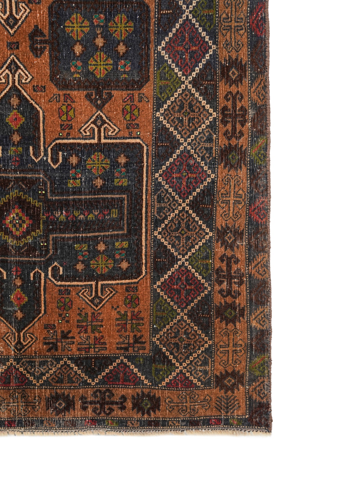 Vintage Baluch Rug 6.4 x 3.9