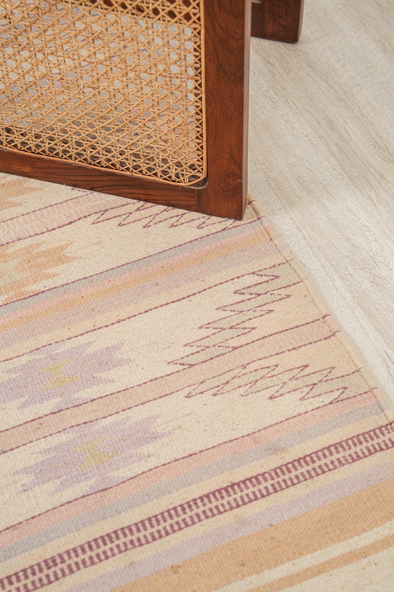 Vintage Zapotec Kilim 4'7" x 2'3"