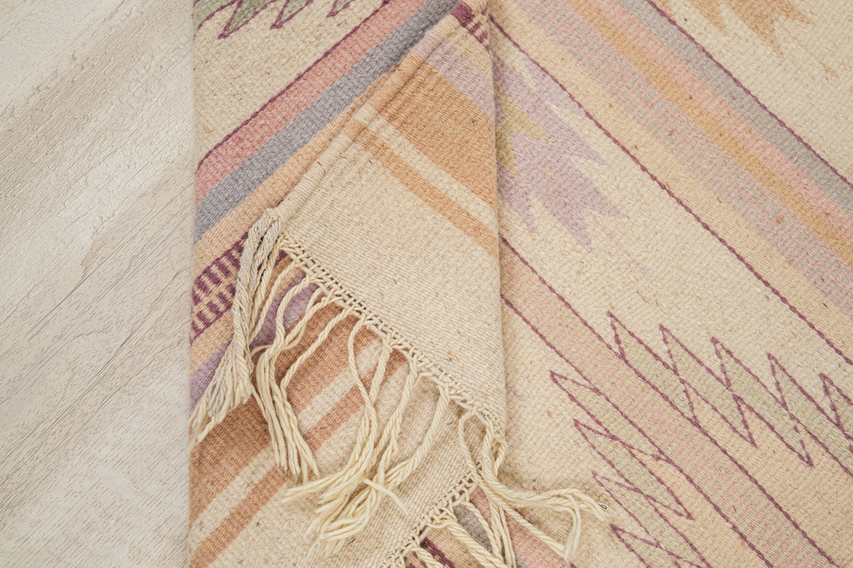 Vintage Zapotec Kilim 4'7" x 2'3"